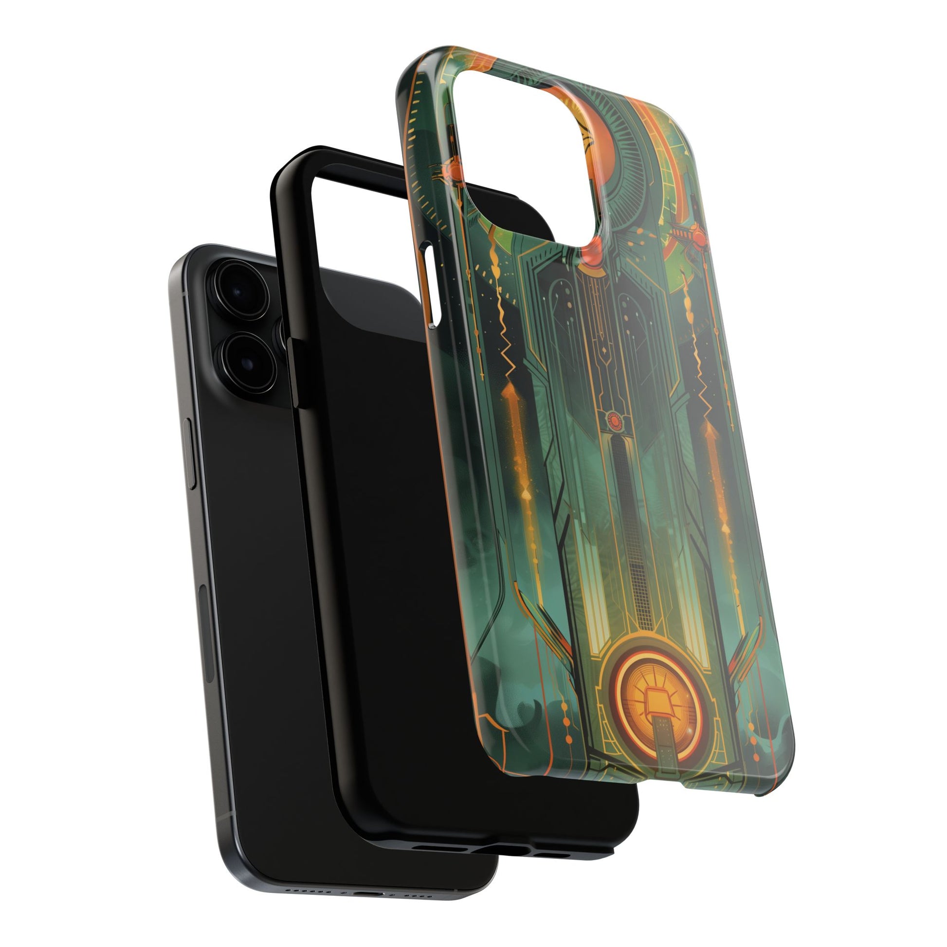 Art Deco Phone Case, Architecture Phone Case, Durable iPhone Case, Gift for Architect, iPhone 14 Case, Art Deco Building Phone Case