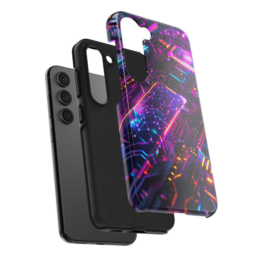 Circuit Board Phone Case, Futuristic Circuit Phone Case, High-Tech Gift, Custom Sci-Fi Phone Case, iphone 15 pro max
