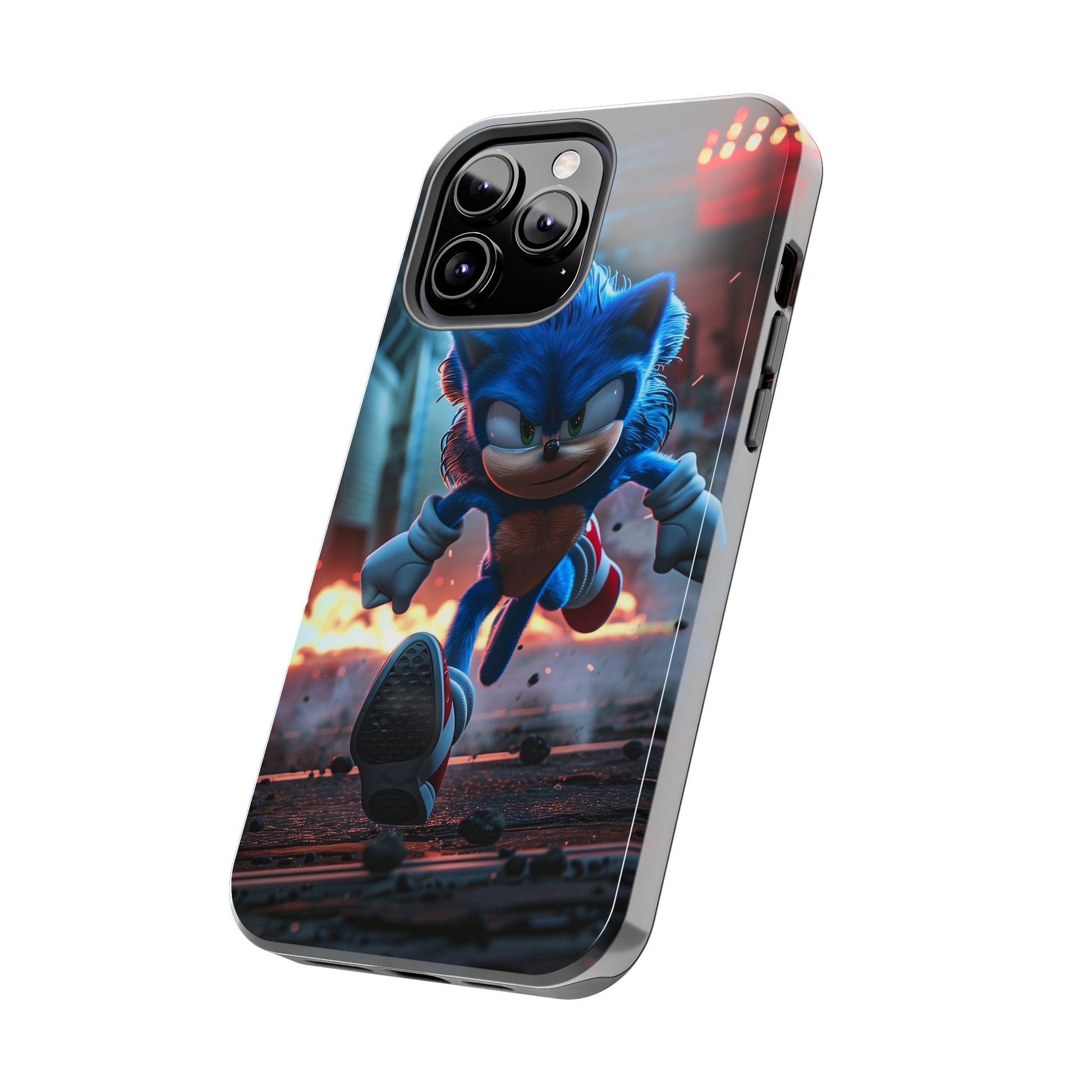 Durable Sonic Phone Case - Protective Sonic the Hedgehog Design - Tough Mobile Cover - Fun Video Game Phone Accessory