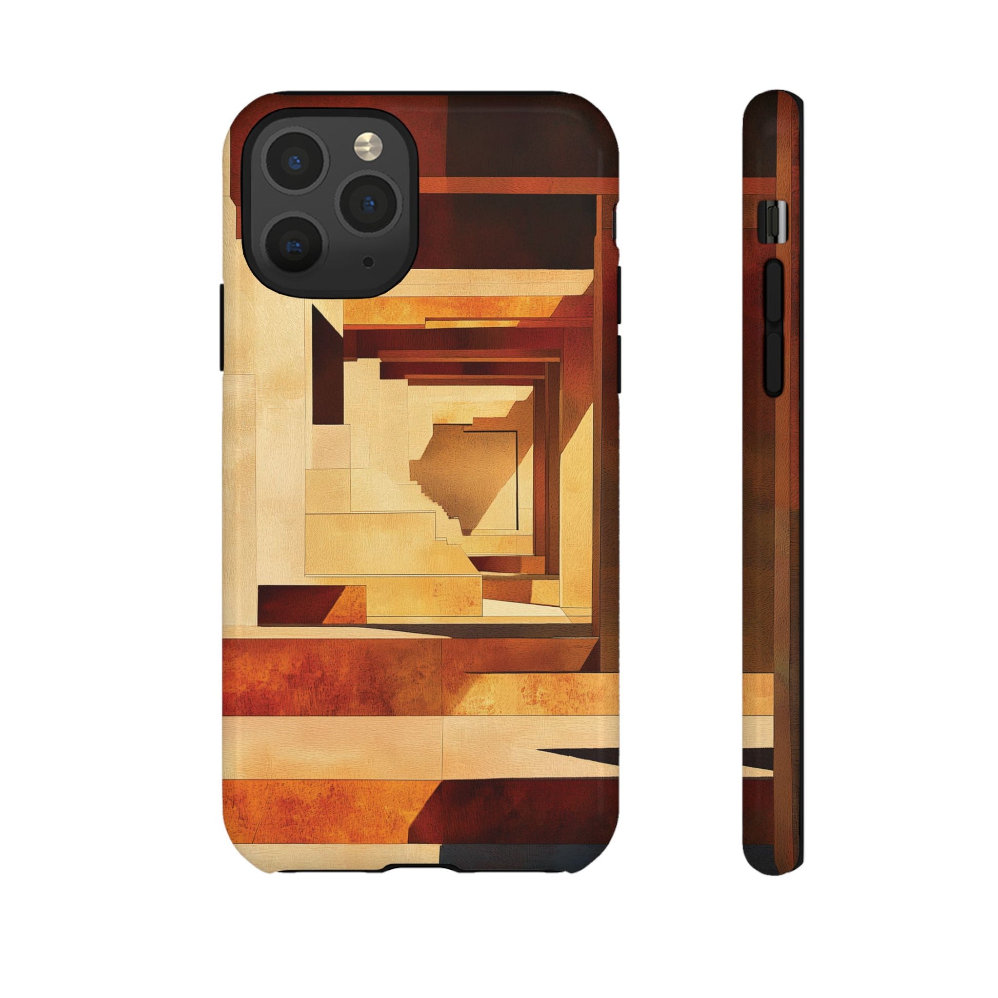 Usonian Frank Lloyd Wright Prairie Phone Case Geometric Stained Glass Art Deco Marble Gold 13 14 15 16 iPhone Pro Max Galaxy Pixel