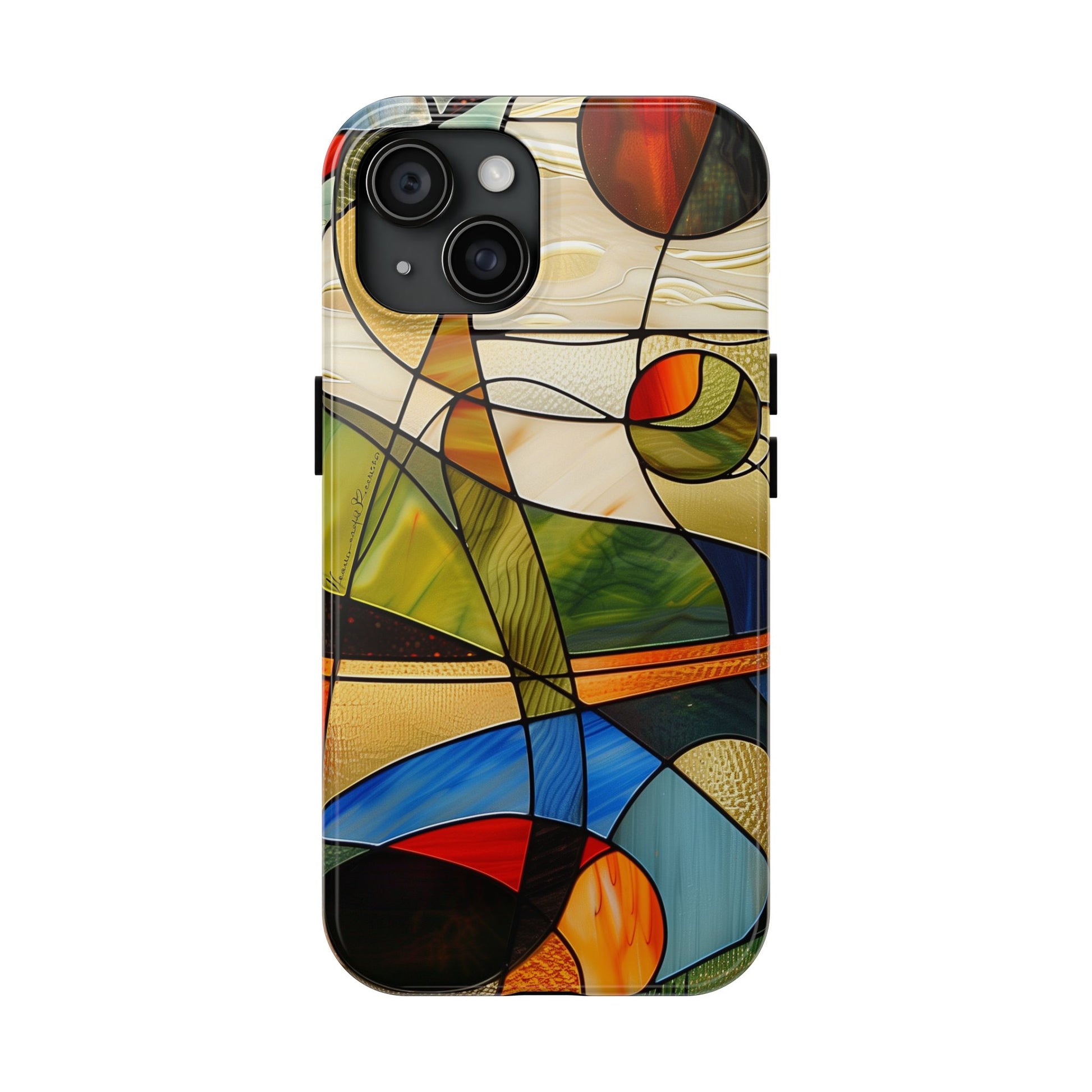 Frank Lloyd Wright Inspired Stained Glass Phone Case, Artistic iPhone Case, Architectural Design, Art Deco iphone Case, iphone 15 pro max