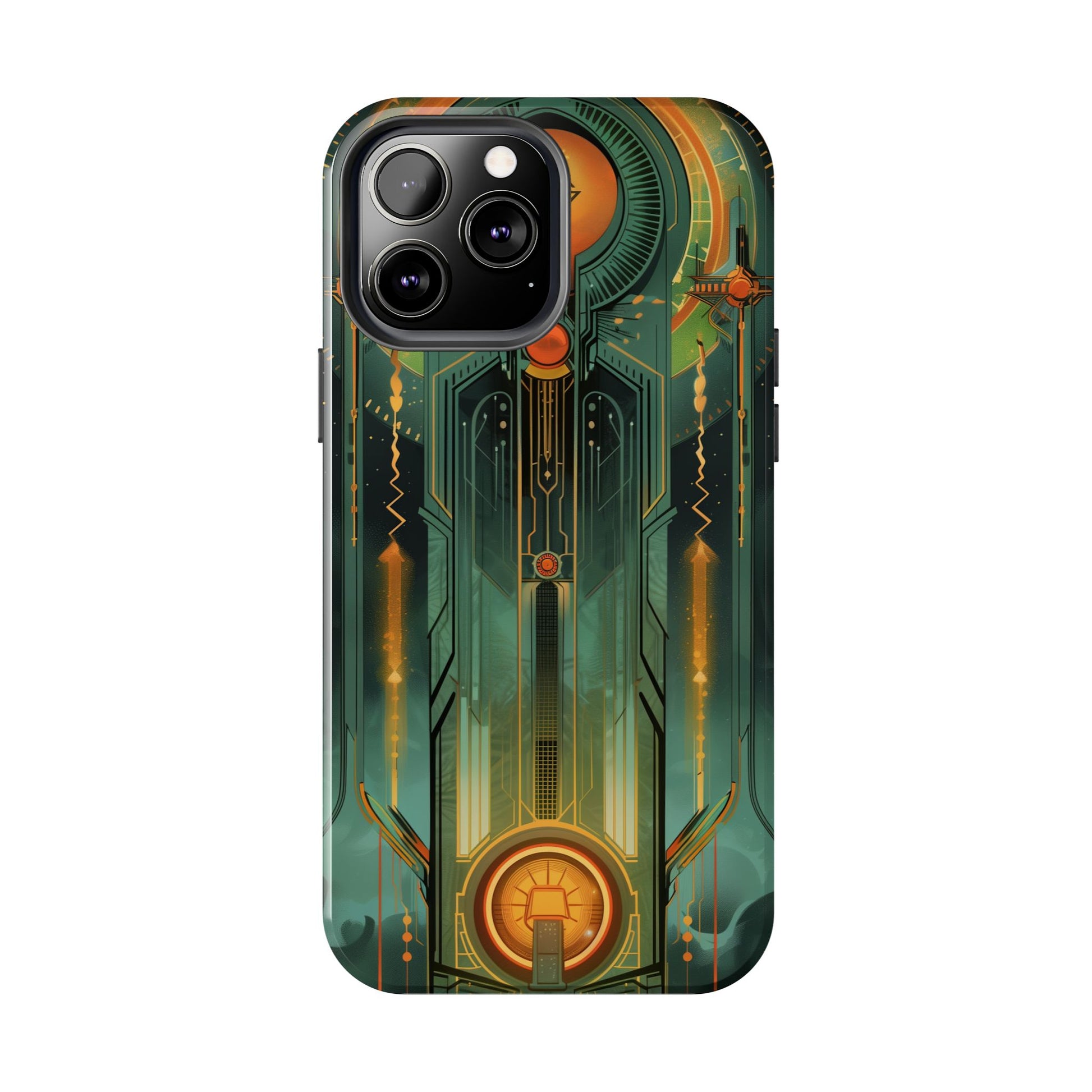 Art Deco Phone Case, Architecture Phone Case, Durable iPhone Case, Gift for Architect, iPhone 14 Case, Art Deco Building Phone Case