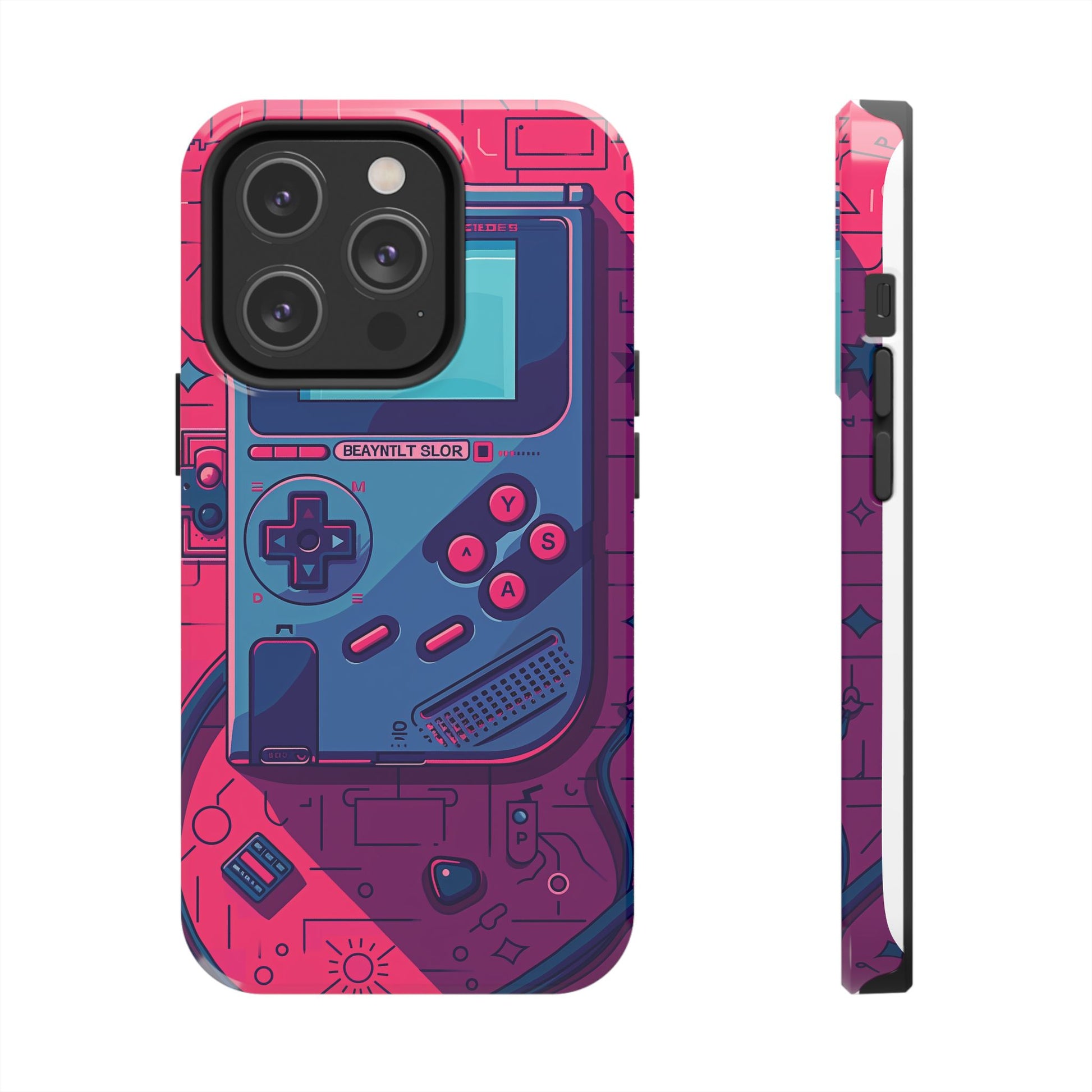Durable iPhone Case with Alternative Universe Game Console Design - Protective Phone Cover - Fun and Sturdy Gaming Accessory - Gamer Gift