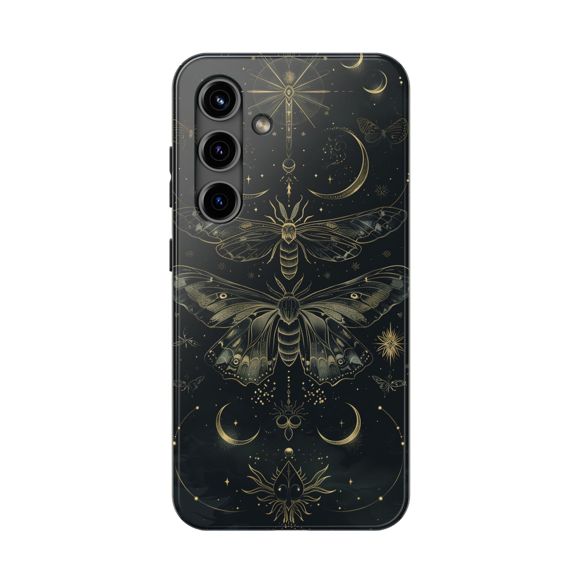 C Dark Academia Mystical Phone Case, Mystical Moth Phone Case, Vintage Magic Witchcraft iPhone Cover, Esoteric Nature Art, iPhone 15 Pro Max