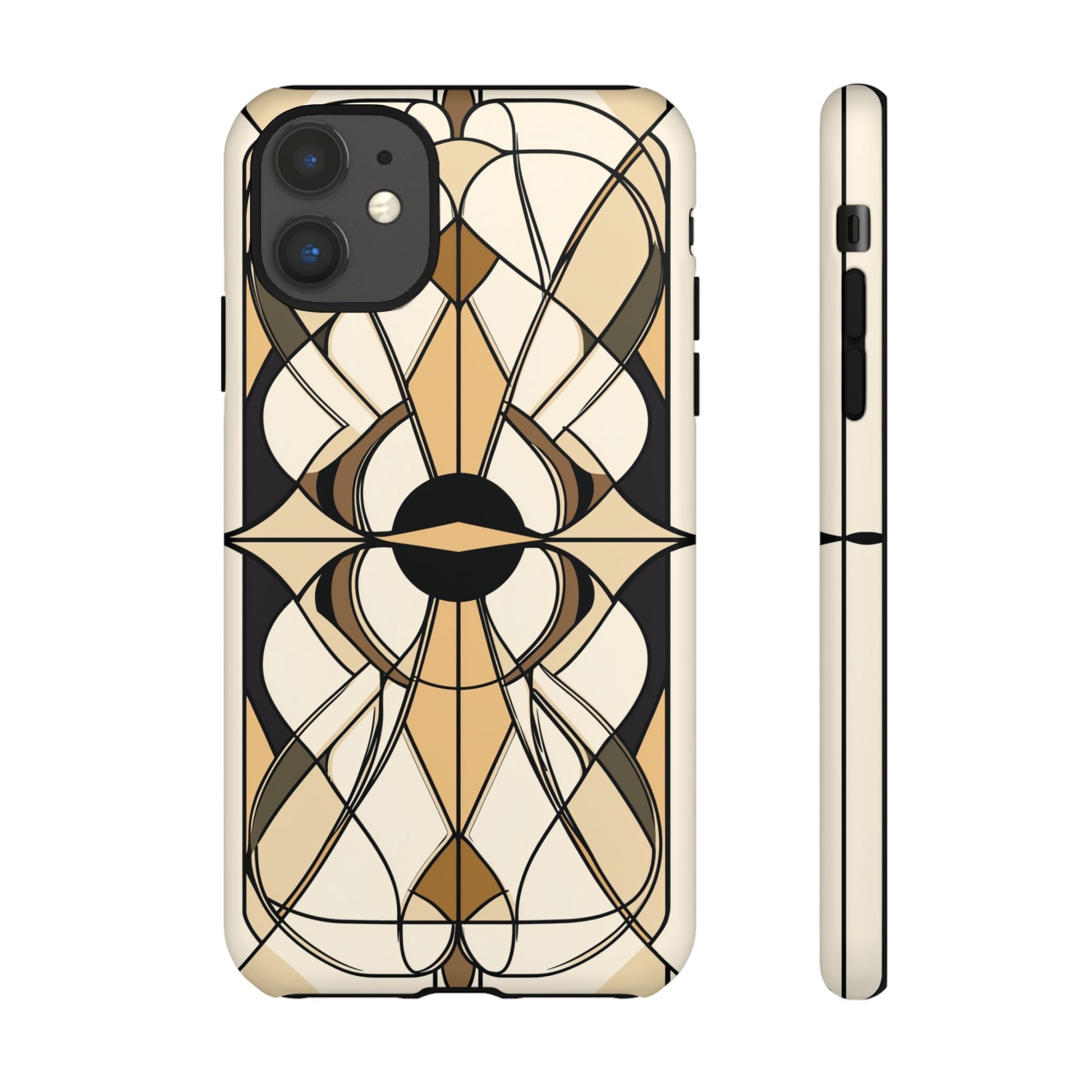 Geometric Phone Case Art Deco Design Frank Lloyd Wright Stained Glass Prairie Style Stylish iphone 13 14 15 16 Pro Max Plus Galaxy