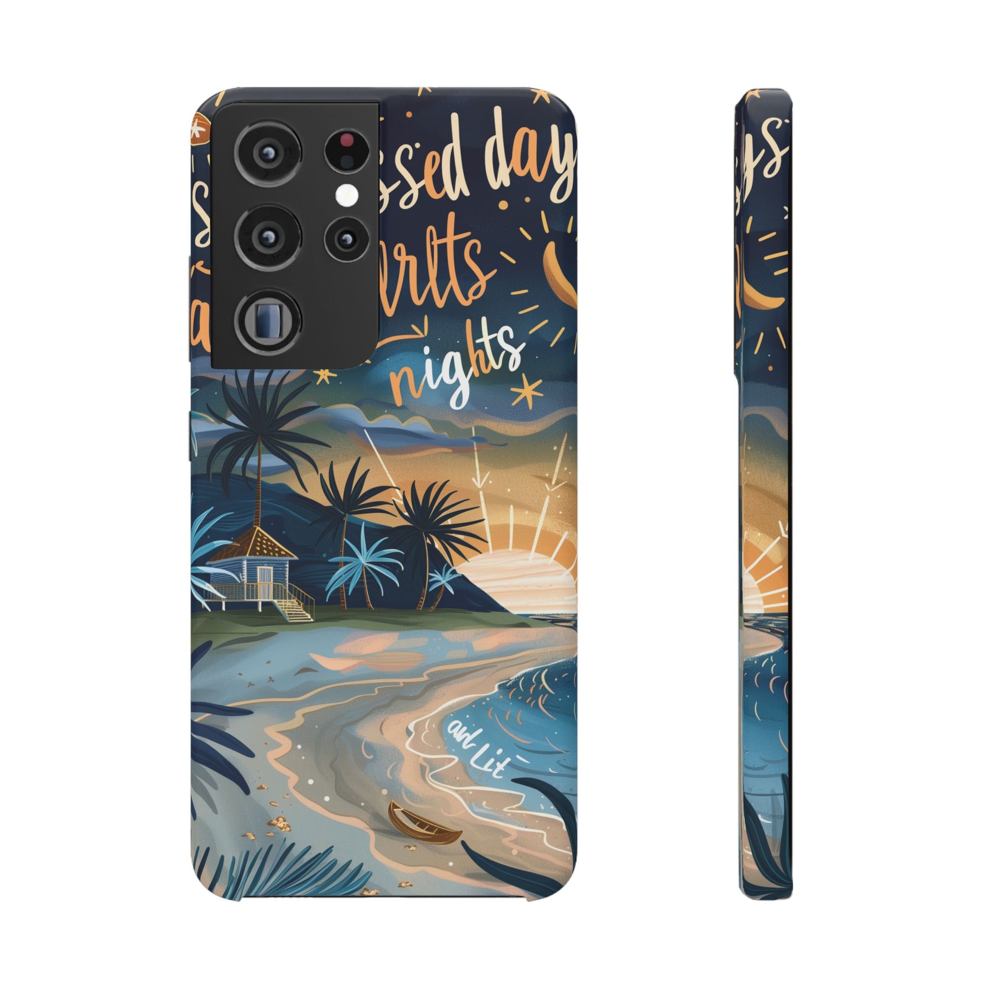 Sun Kissed Days and Starlit Nights Slim Case for Android
