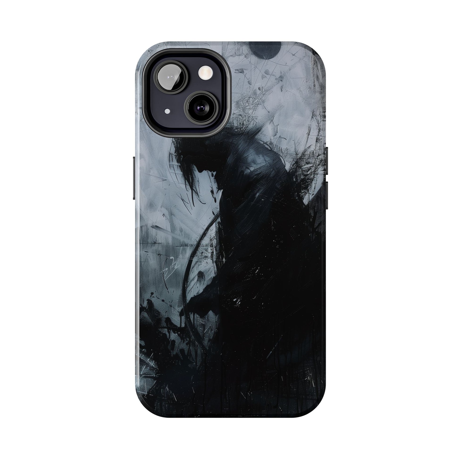 Gothic Art Phone Case Silhouette, Sandman Phone Case, Moon and Tarot Phone Case, Halloween Spooky Season, Dark Academia iPhone 15 Pro Max