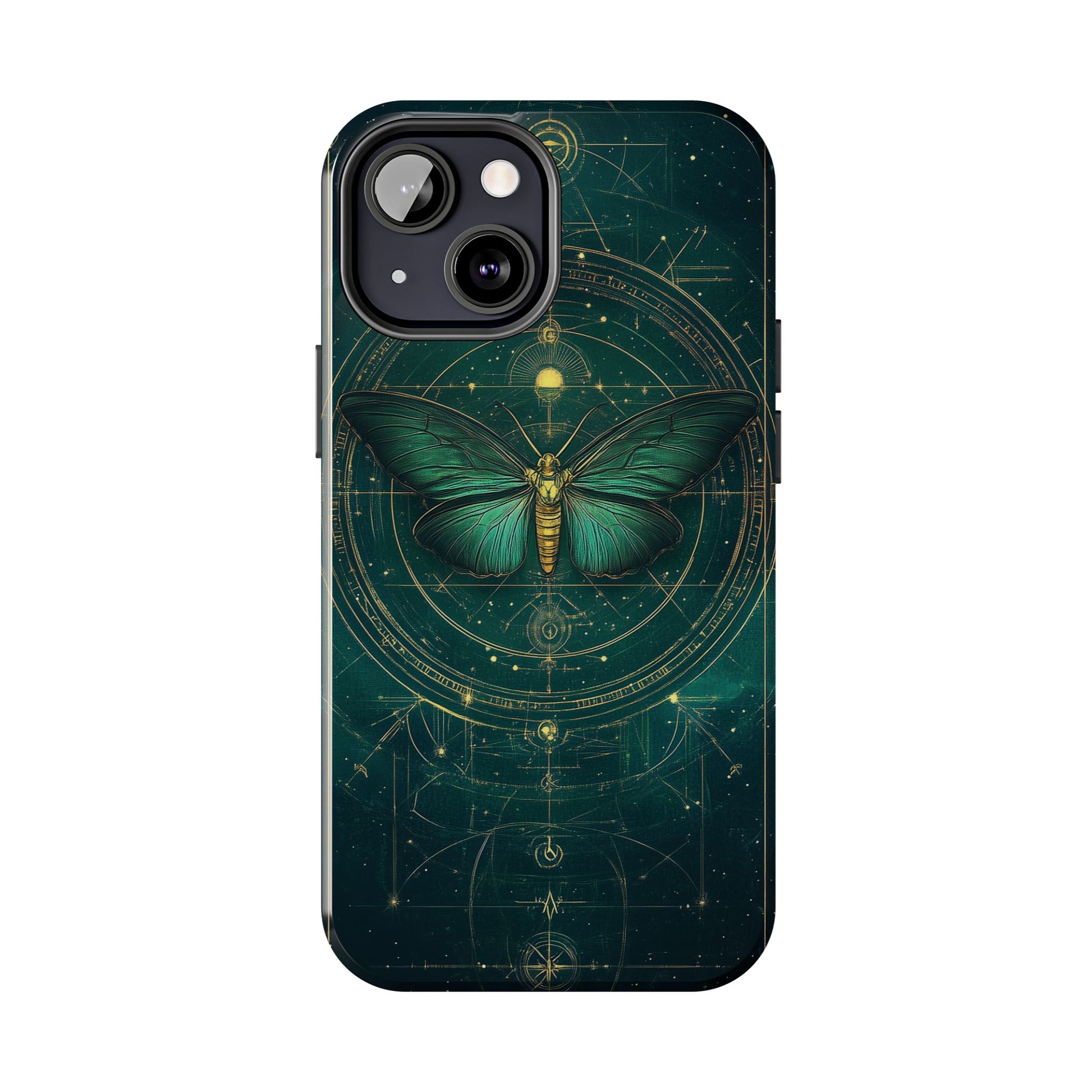 Celestial Dark Academia Phone Case, Magical Moth Vintage  Witchcraft iPhone Cover, Esoteric Nature Art, iPhone 15 Pro Max, iPhone 14 Pro