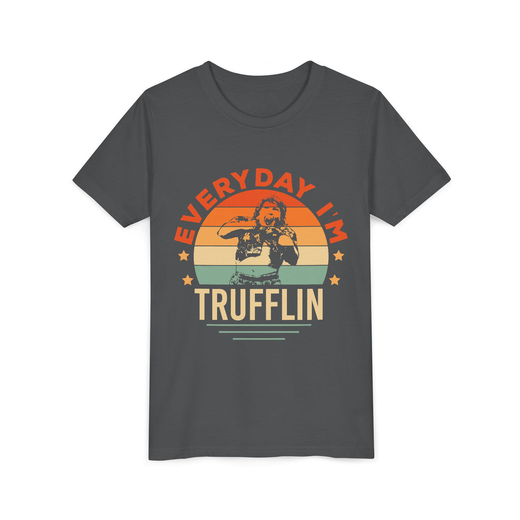 Truffle Shuffle Inspired Youth T-Shirt, The Goonies Inspired Youth Graphic Tee, Kids' Movie Themed Tee, Fun Graphic Shirt for Children