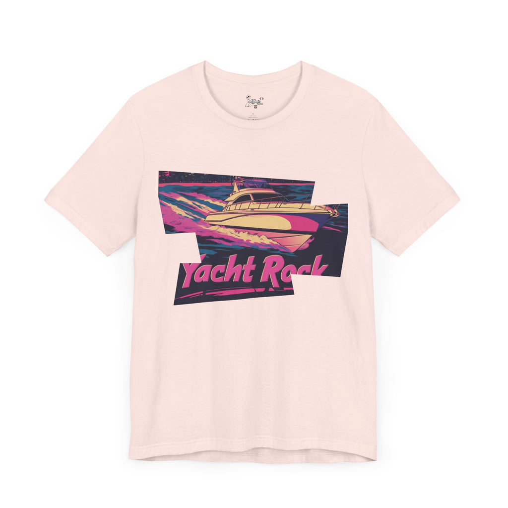 Yacht Rock T-Shirt Tshirt Nautical Graphic Tee 80s Miami Vice Boating Shirt Yacht Lover Gift Nostalgic South Beach Retro Motif Style Funny