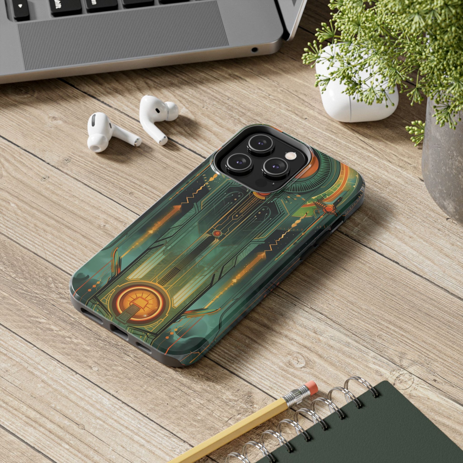 Art Deco Phone Case, Architecture Phone Case, Durable iPhone Case, Gift for Architect, iPhone 14 Case, Art Deco Building Phone Case