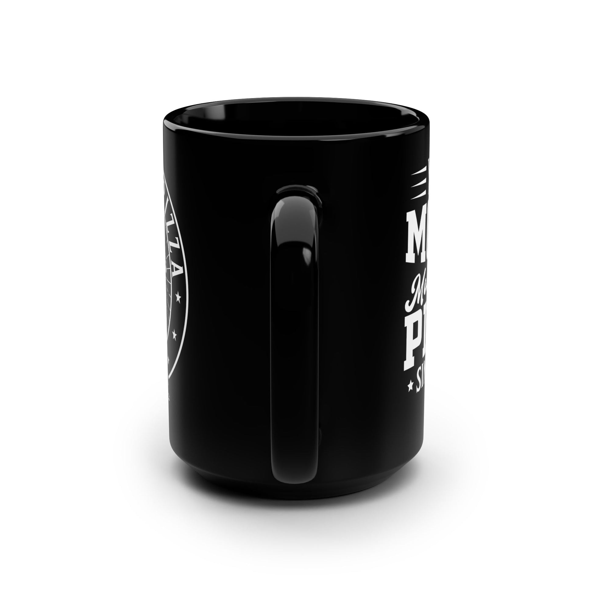 The Goonies David's Pizza Coffee Mug | 15oz Black Ceramic | Goonies Movie Gift