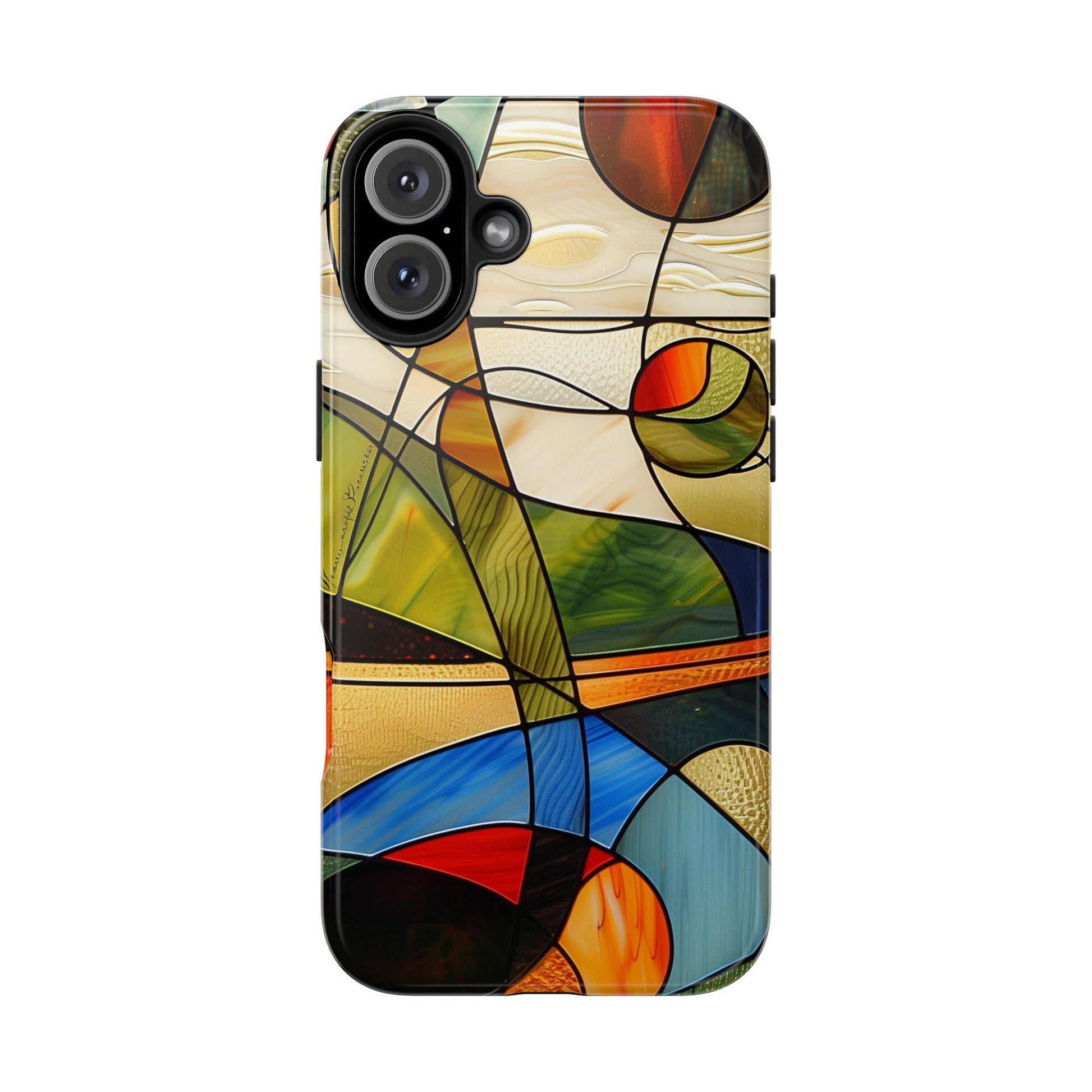 Frank Lloyd Wright Inspired Stained Glass Phone Case, Artistic iPhone Case, Architectural Design, Art Deco iphone Case, iphone 15 pro max