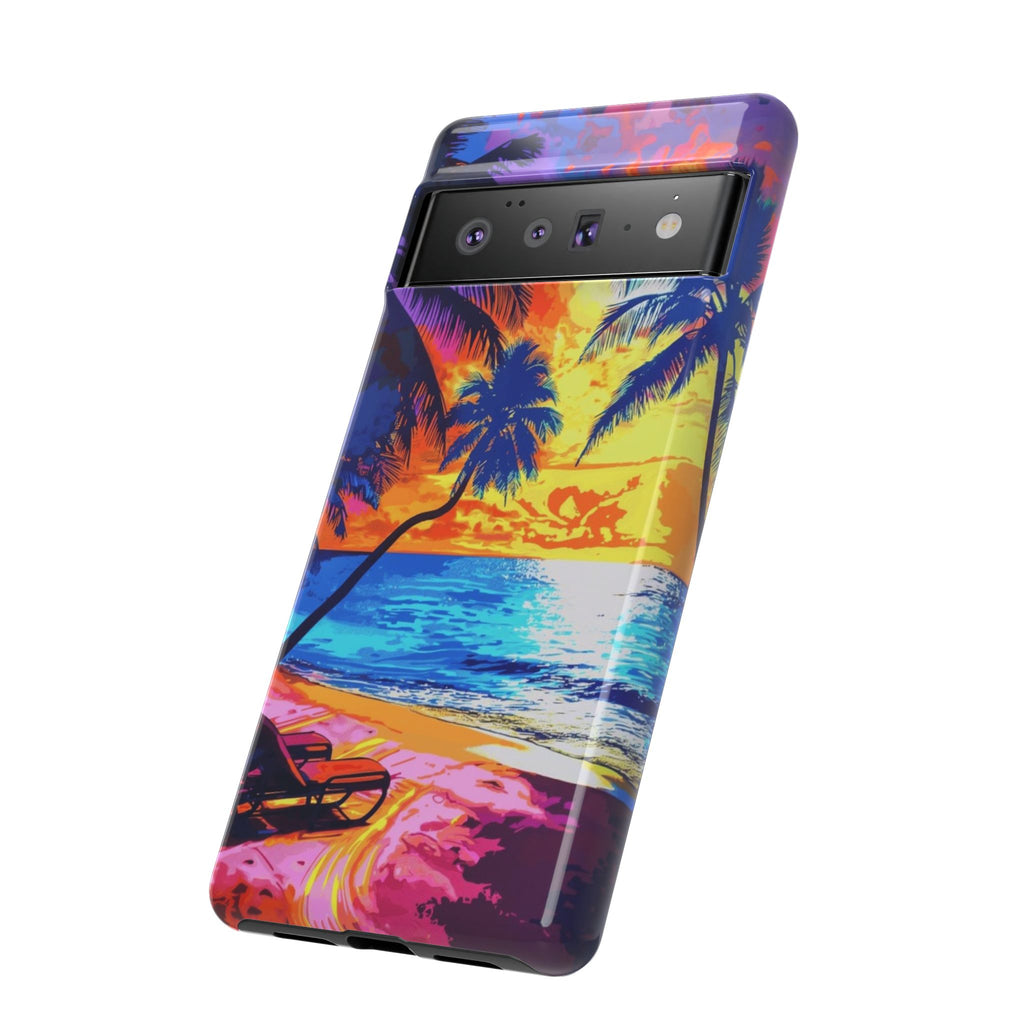 Sunset Bliss: Lisa Frank Style Android Phone Case