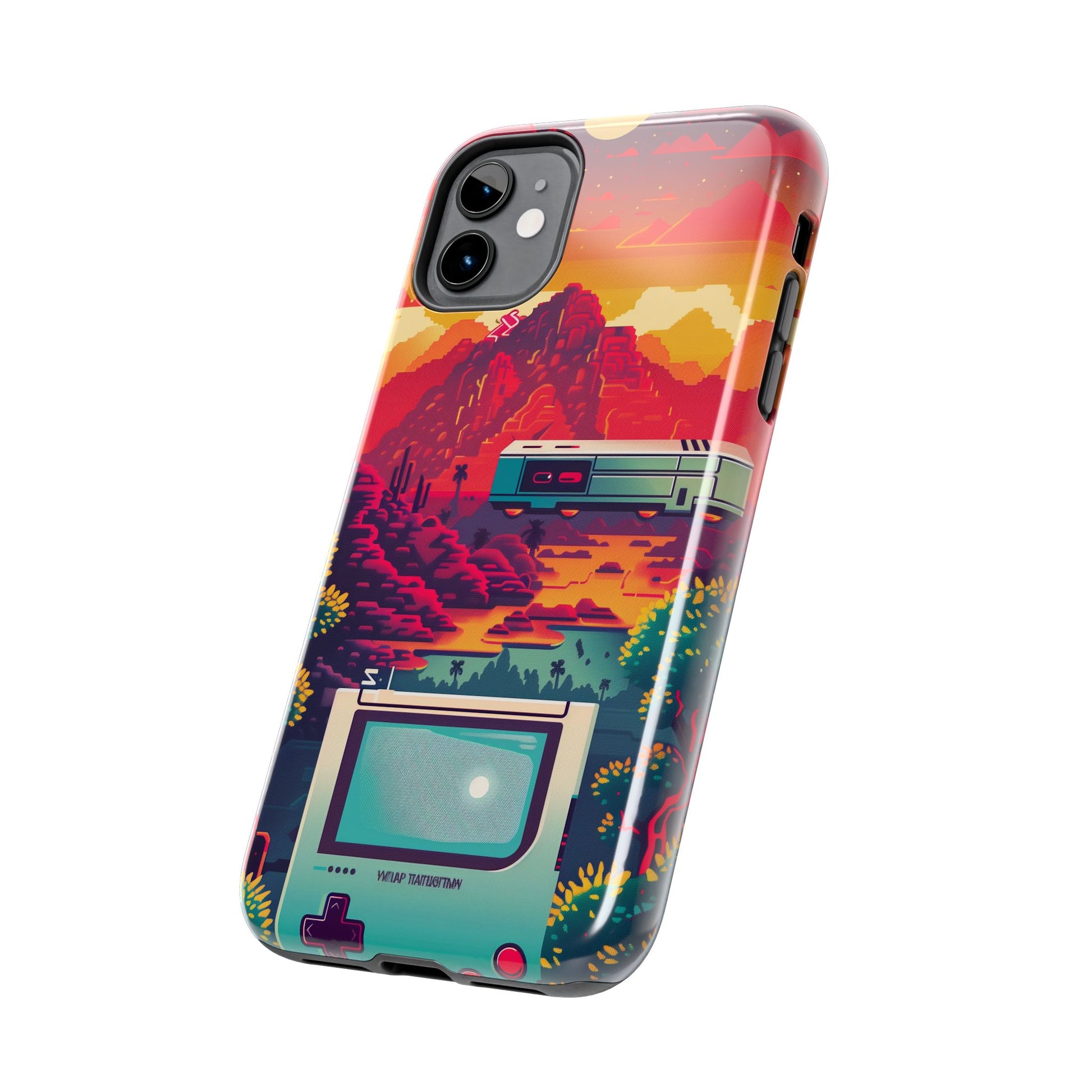 Durable iPhone Case with Alternative Universe Game Console Design - Protective Phone Cover - Fun and Sturdy Gaming Accessory - Gamer Gift