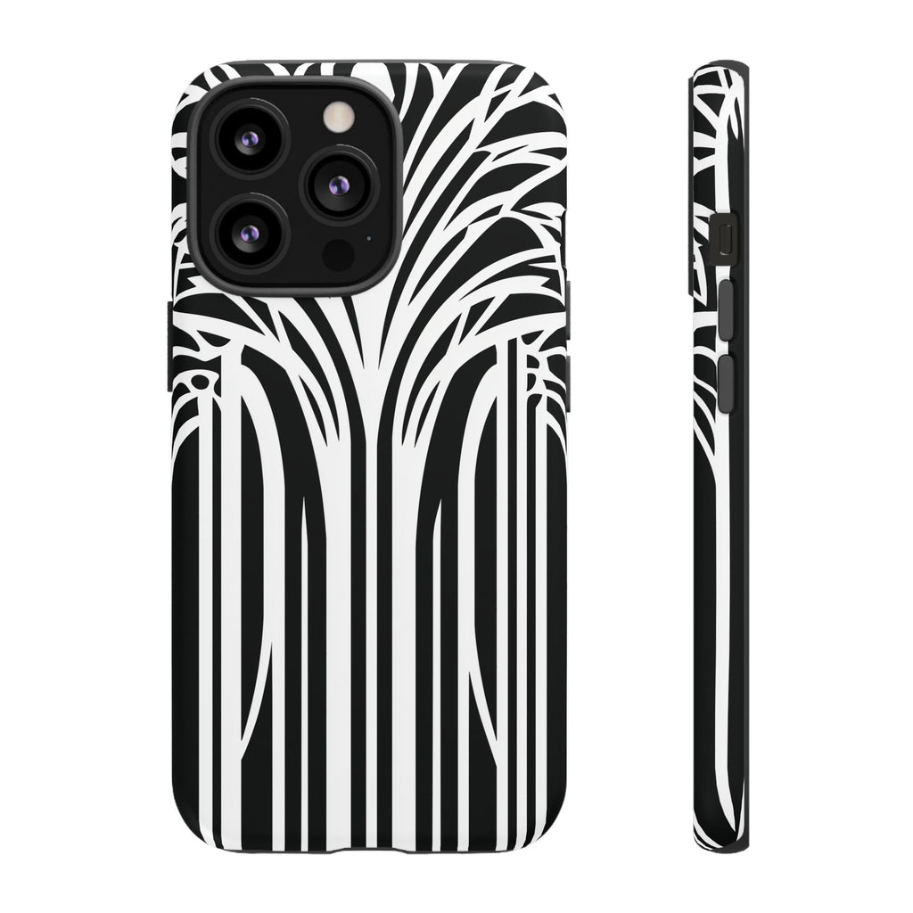 Blank White Art Deco Palm Tree Phone Case Design Lempicka Frank Lloyd Wright Prairie Style Stylish iphone 13 14 15 16 Pro Max Plus Galaxy