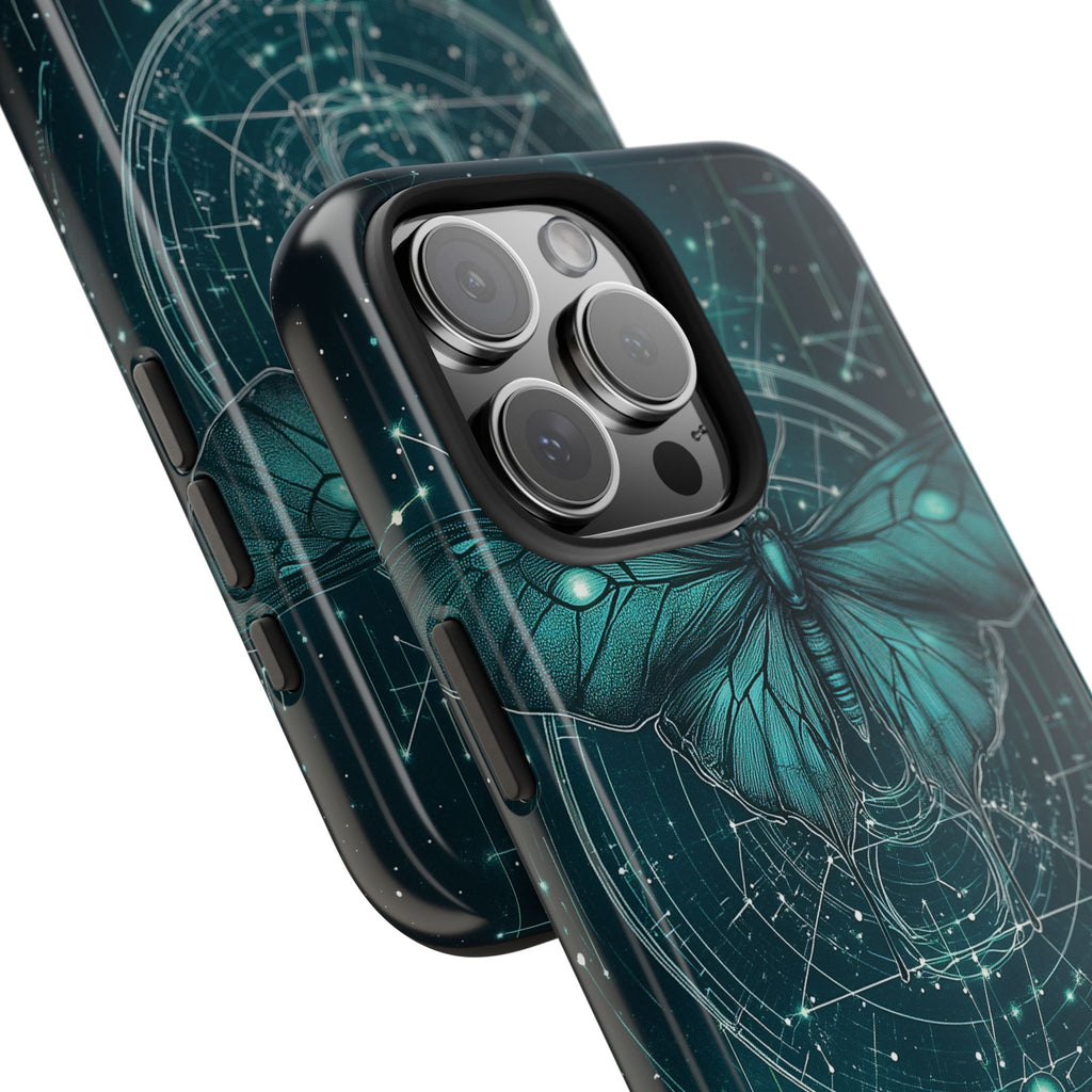 Celestial Dark Academia Phone Case, Magical Moth Vintage  Witchcraft iPhone Cover, Esoteric Nature Art, iPhone 15 Pro Max, iPhone 14 Pro