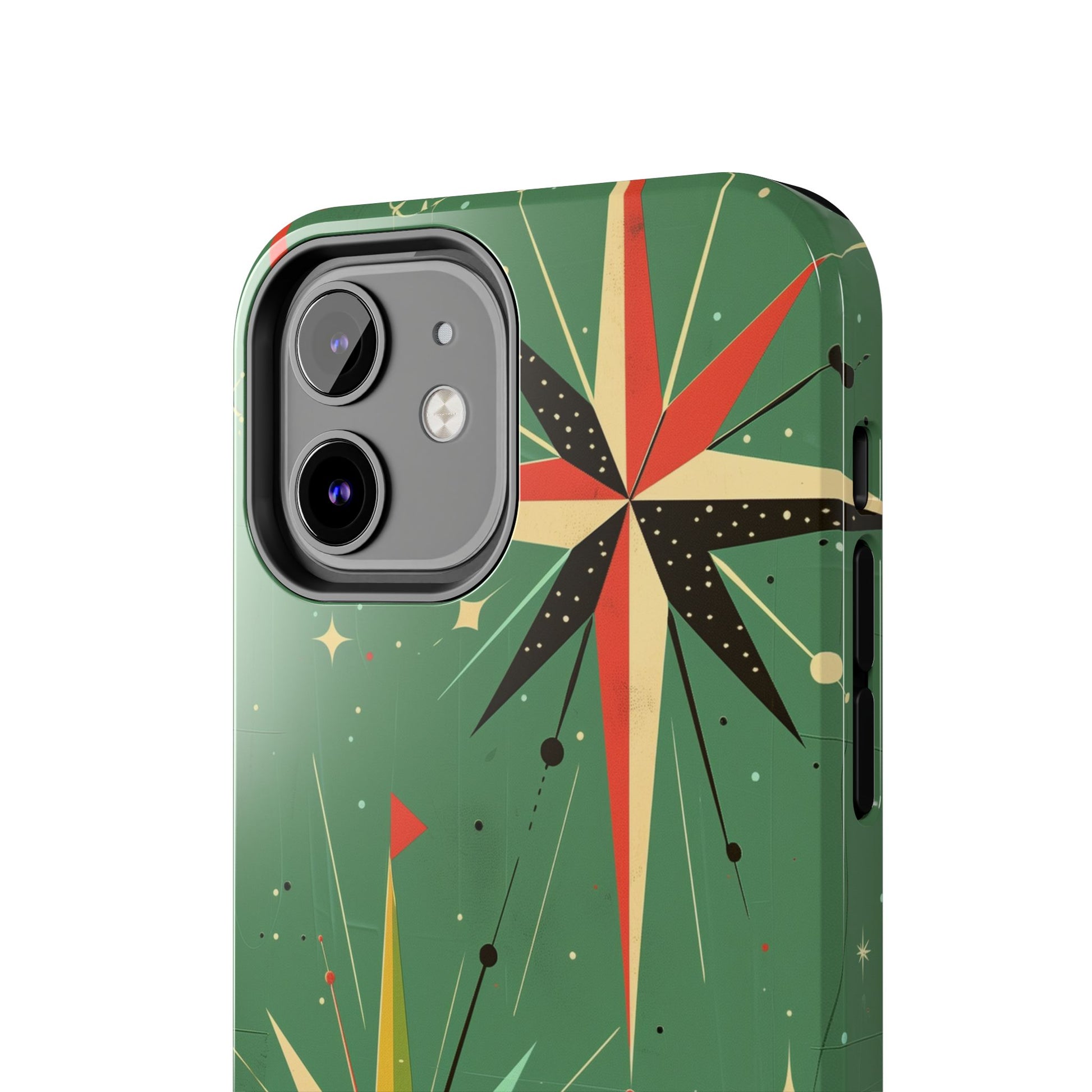 Mid Century Modern Star Design Phone Case, Earth Tone Colors, Retro Style Smartphone Cover, Vintage Phone Case, iPhone 14 Case, Apple iPhone