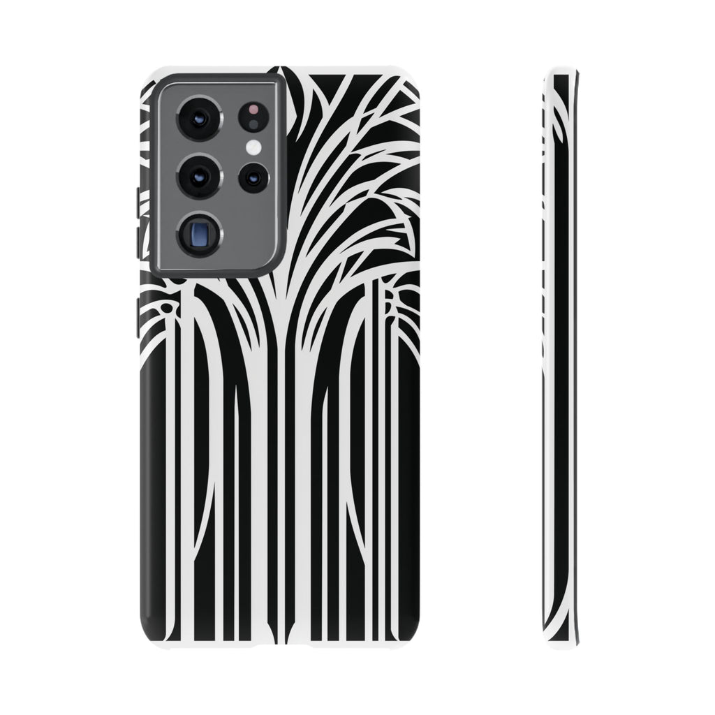 Blank White Art Deco Palm Tree Phone Case Design Lempicka Frank Lloyd Wright Prairie Style Stylish iphone 13 14 15 16 Pro Max Plus Galaxy