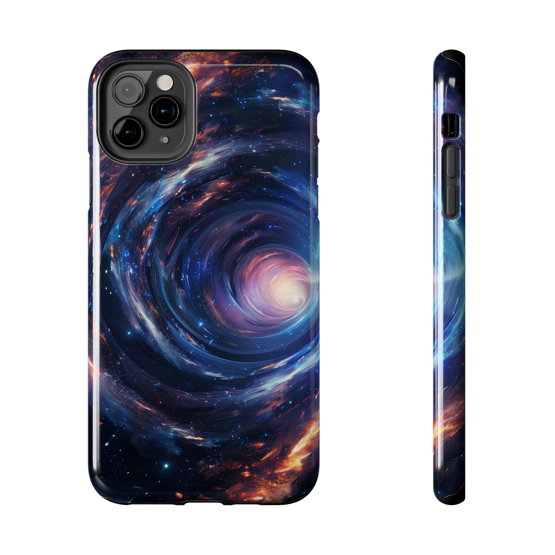 Dr Who inspired Phone Case - Space Wormholes Phone Case - Cosmic Galaxy Cover with Futuristic Wormhole Design - Sci-Fi Protective Case