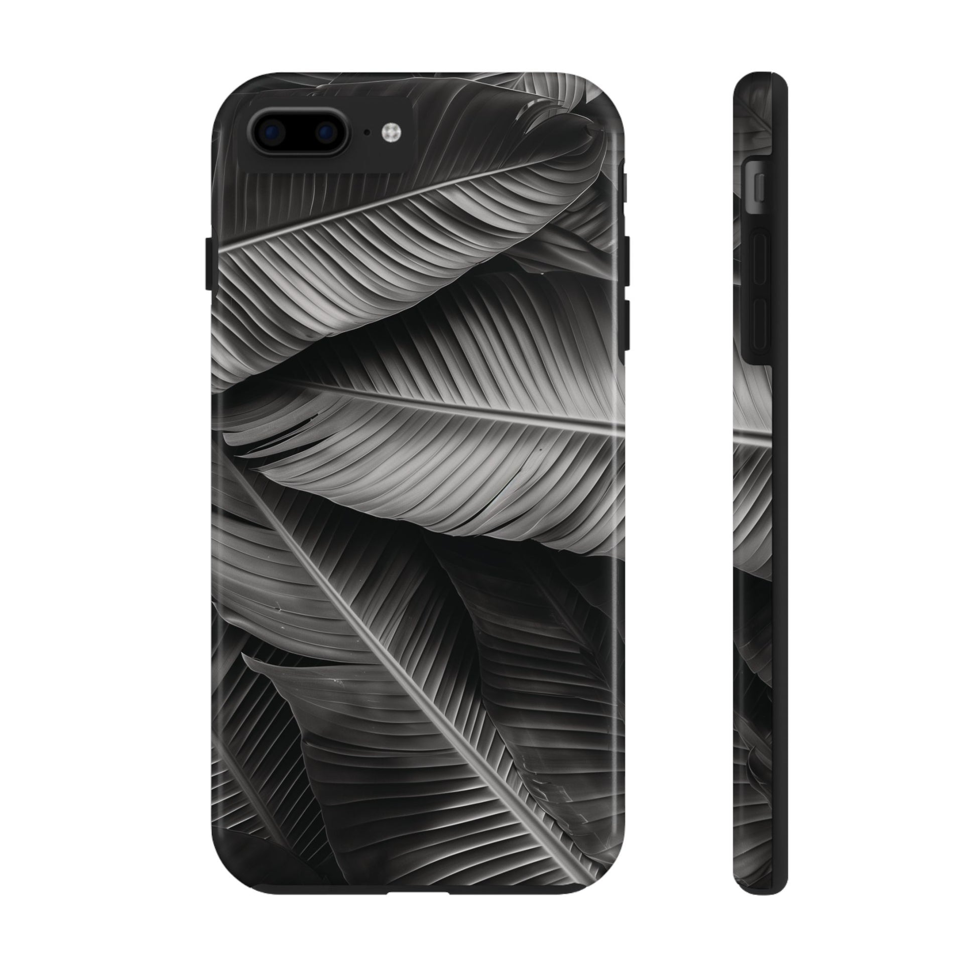 Custom Palm Leaf Phone Case, Palm Tree Phone Case, Tropical Leaf Design, Summer iPhone Cover, Black and White iPhone Case, iPhone 15 Pro Max