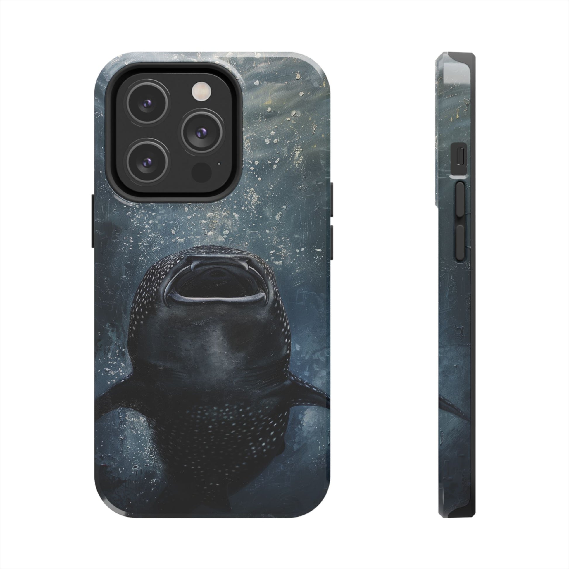 Rising Majesty: Whale Shark Feeding Tough Phone Case