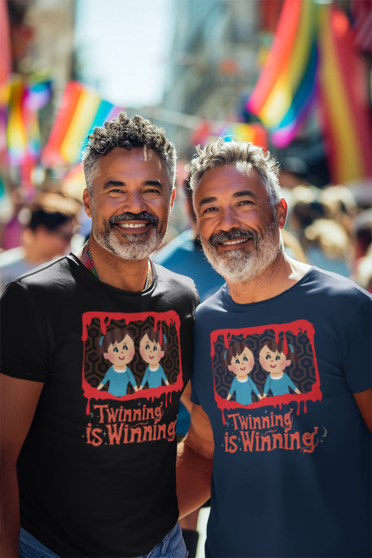 Twinning is Winning Shining Inspired Halloween Graphic Tee