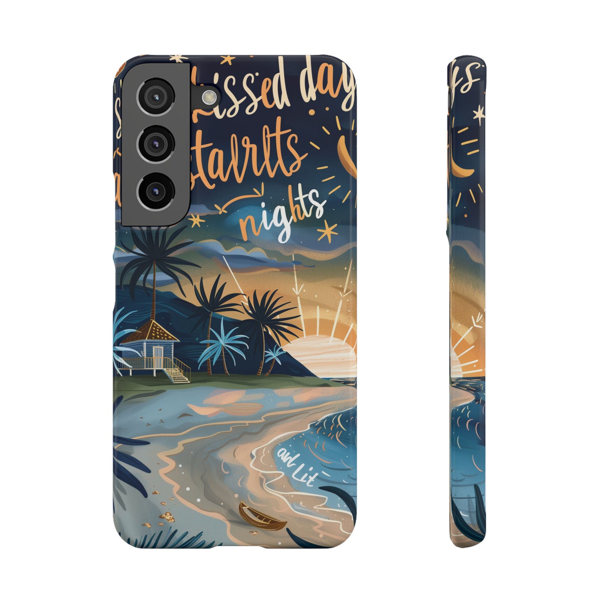 Sun Kissed Days and Starlit Nights Slim Case for Android