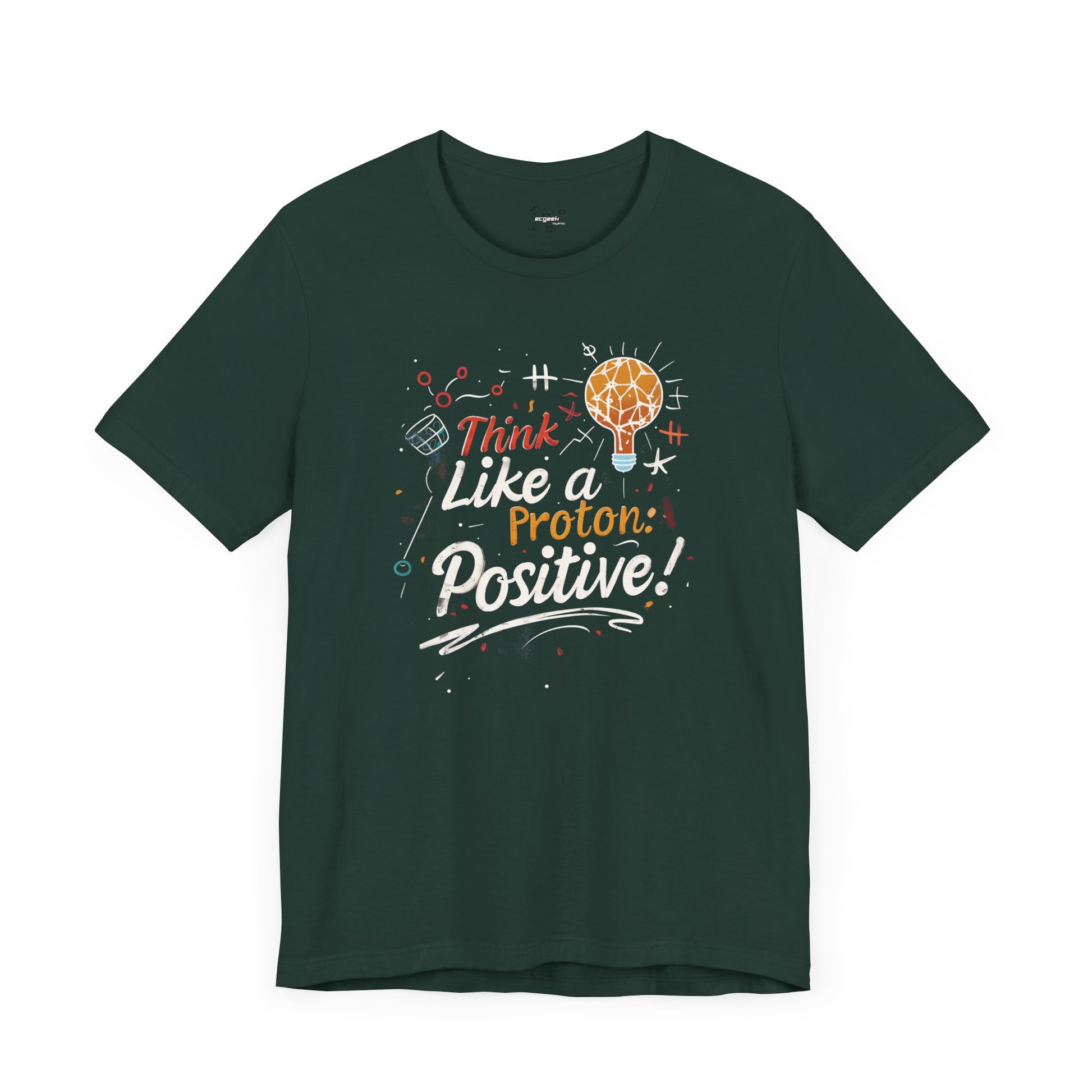 Geek Positivity Tshirt Nerdy Custom Shirt Graphic Tee, Inspirational Quotes Gift for Geeks Back to School, Gift for Her, Positivity Tshirt