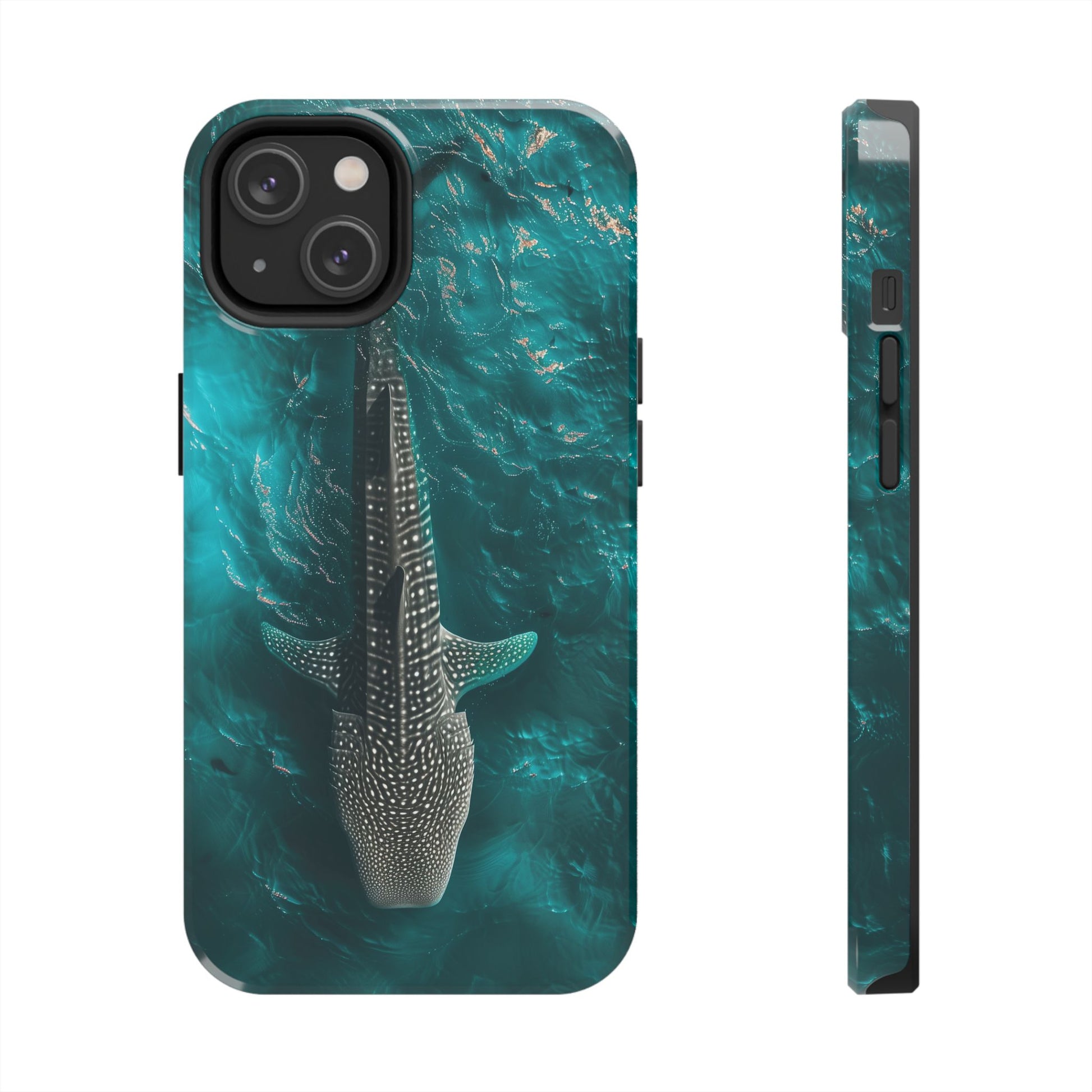 Ocean Visit: iPhone Case with Stunning Whale Shark Swimming Scene