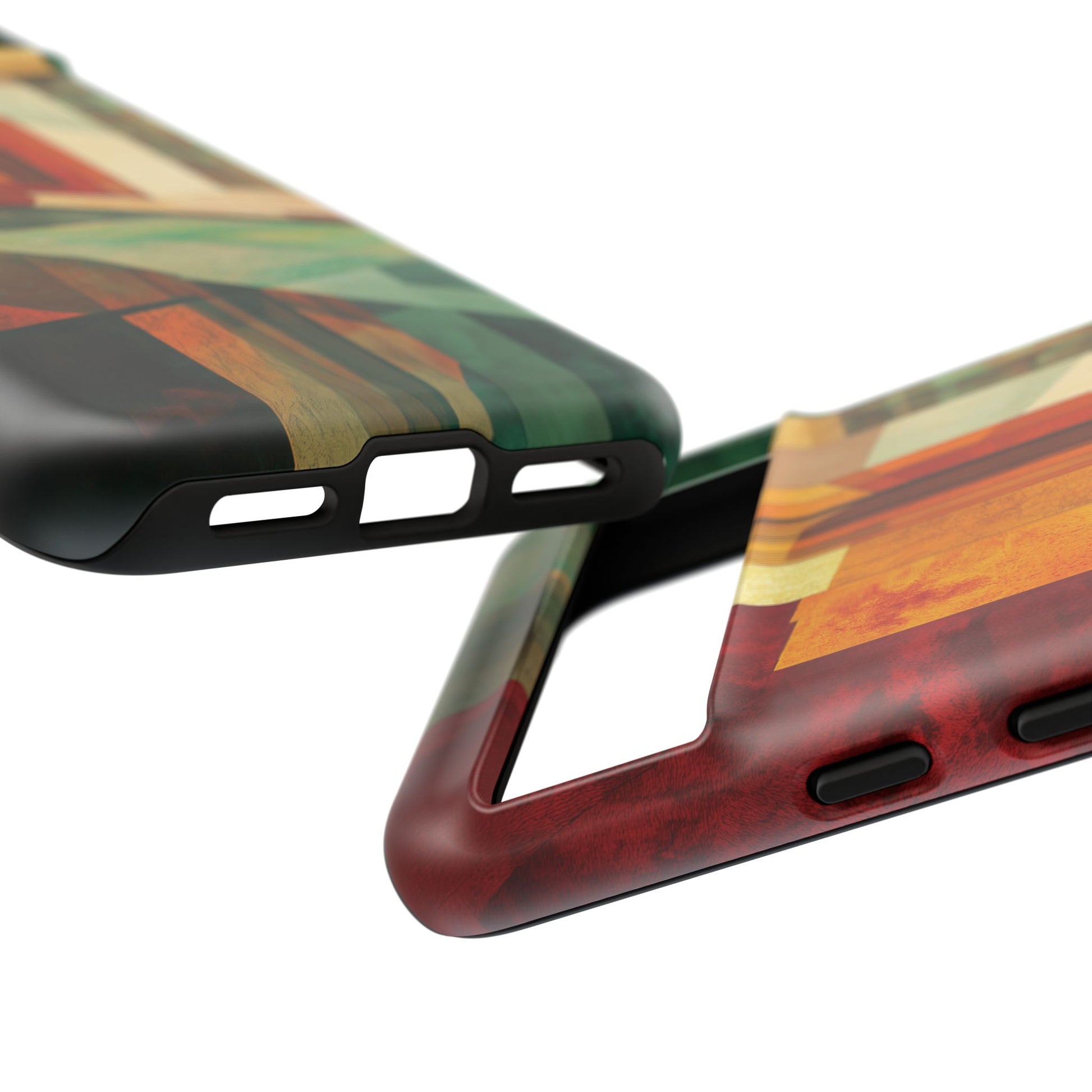 Art Deco Frank Lloyd Wright Inspired Usonian Phone Case Geometric Stained Glass Art Deco Marble Gold 13 14 15 16 iPhone Pro Max Galaxy Pixel