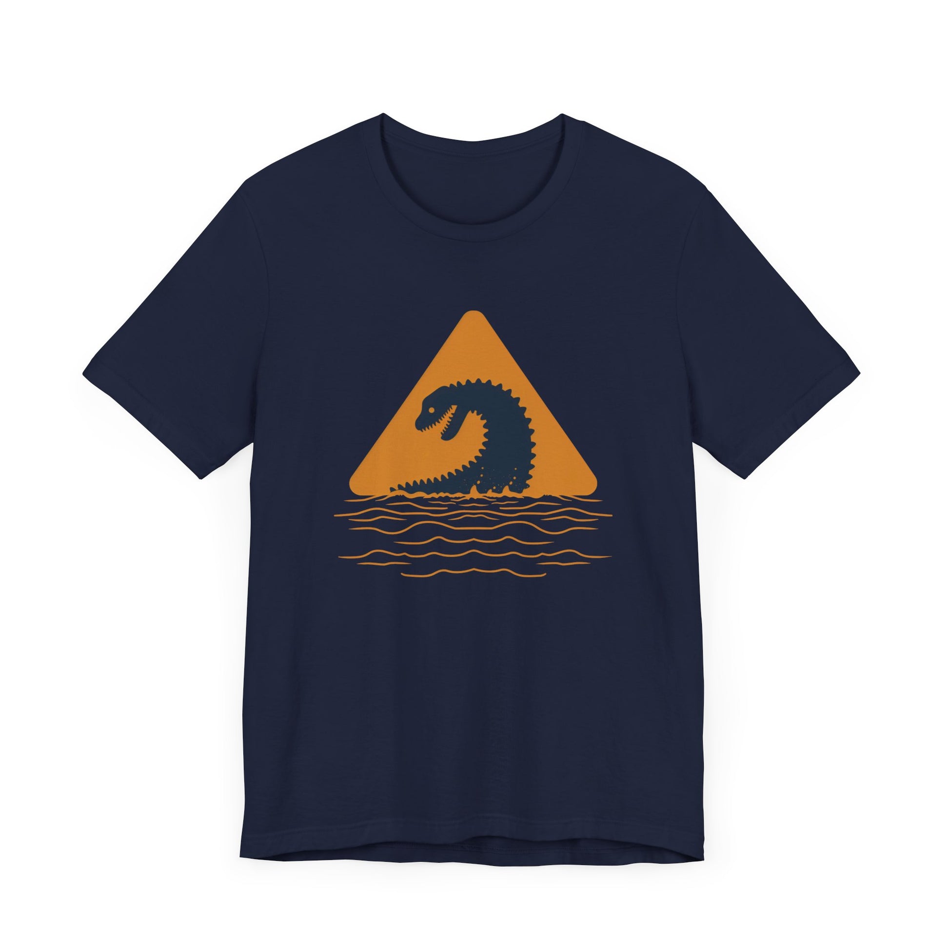 Cryptid Shirt Lake Monster Graphic Tee, Cryptid Crossing Sign, Ufo Alien Shirt, Cryptid Crossing Gift for Him, Ufo, Crypto Zoology Shirt