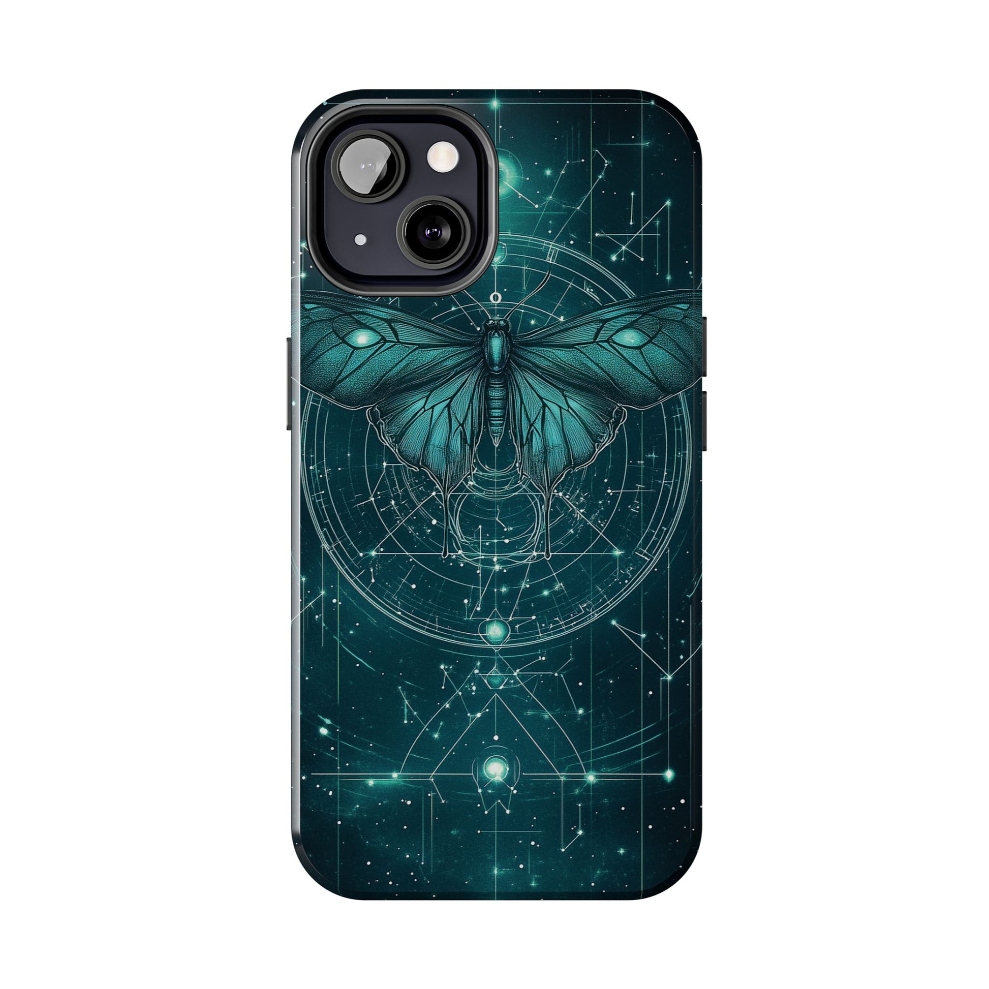 Celestial Dark Academia Phone Case, Magical Moth Vintage  Witchcraft iPhone Cover, Esoteric Nature Art, iPhone 15 Pro Max, iPhone 14 Pro