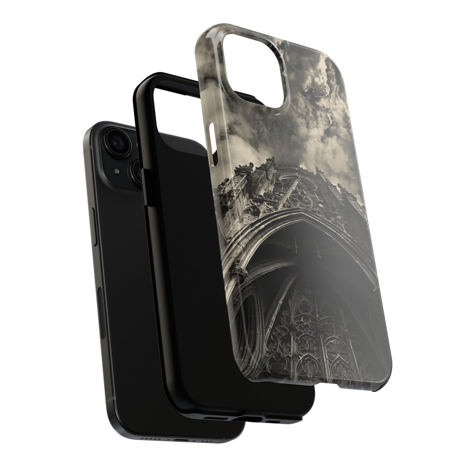Gothic Art Phone Case Dark Academia, Cathedral Phone Case, Halloween Spooky Season, Gothic Architecture, Gargoyle Phone iPhone 15 Pro Max