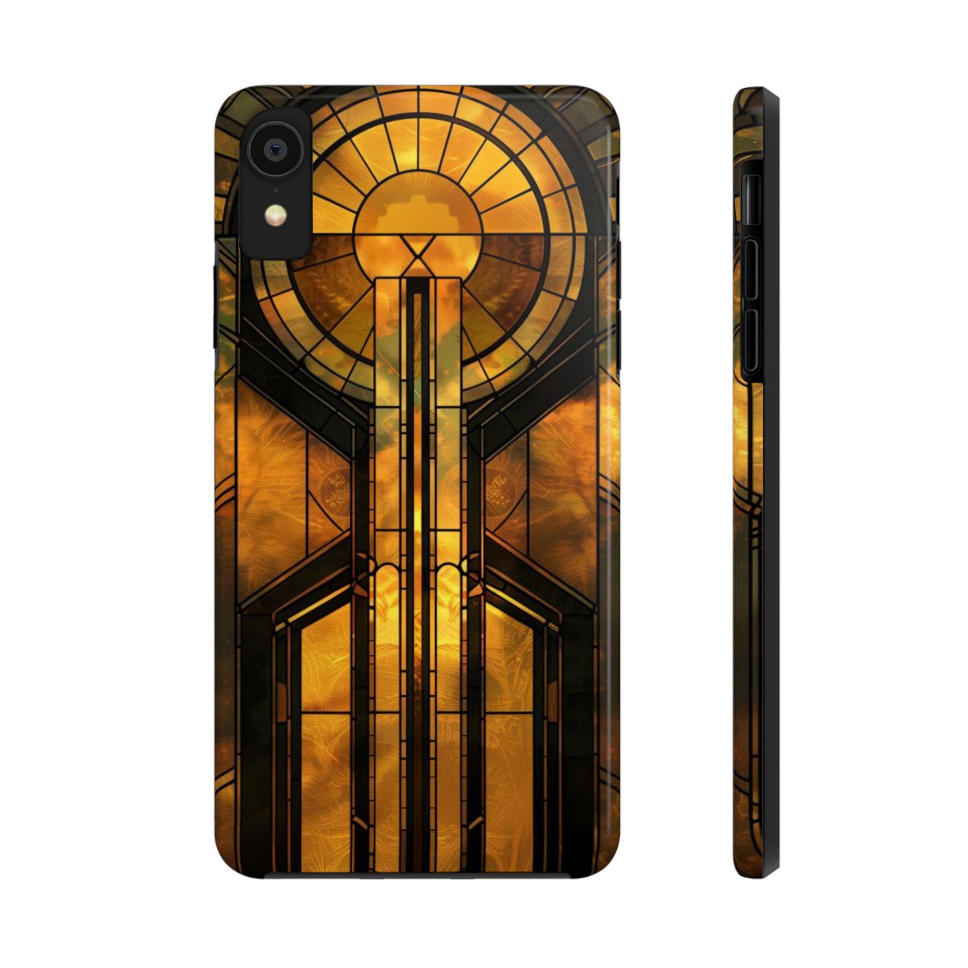 Durable Noir Art Deco Golden Design iPhone Cover - Stylish and Protective Phone Case on Etsy - Art Deco Gift