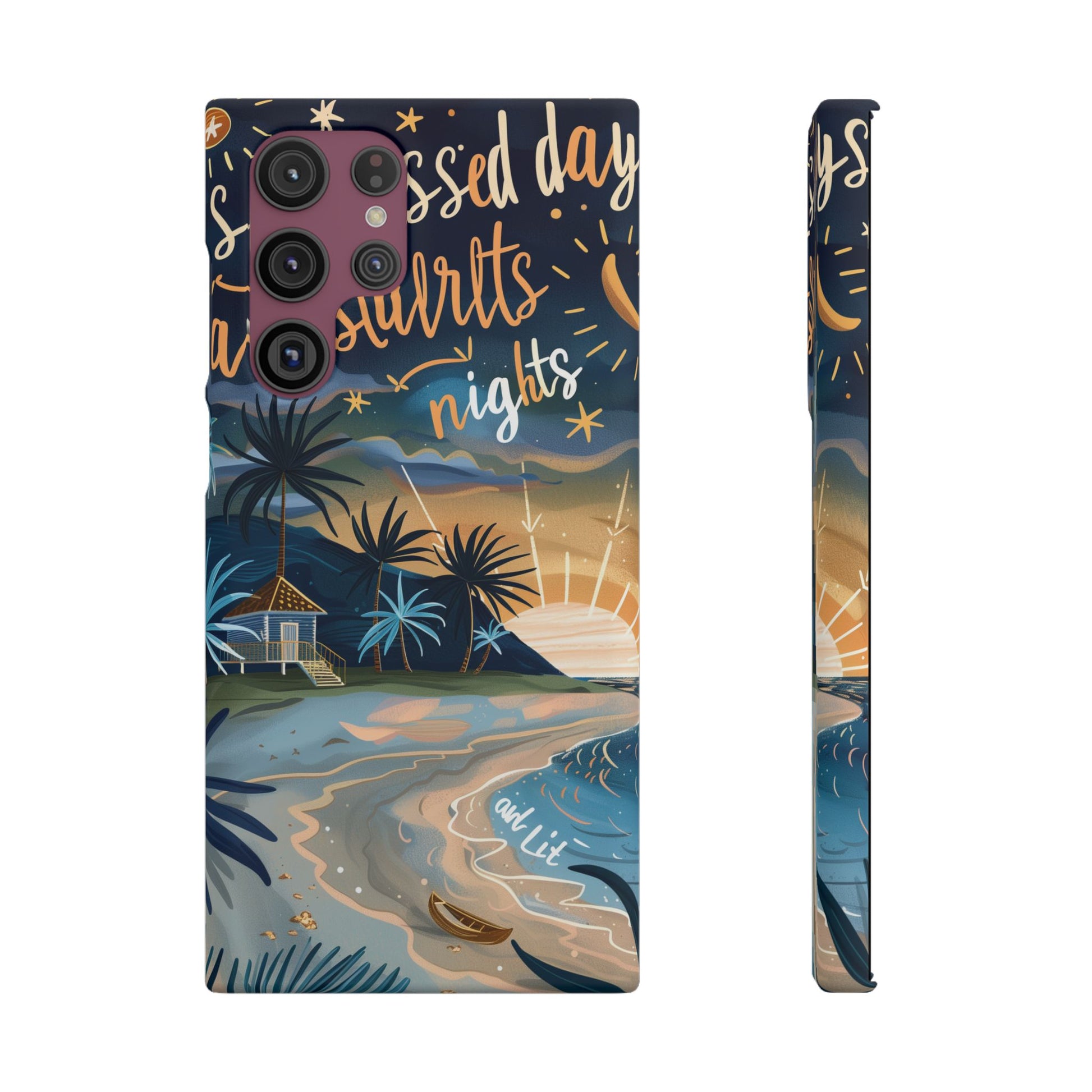 Sun Kissed Days and Starlit Nights Slim Case for Android