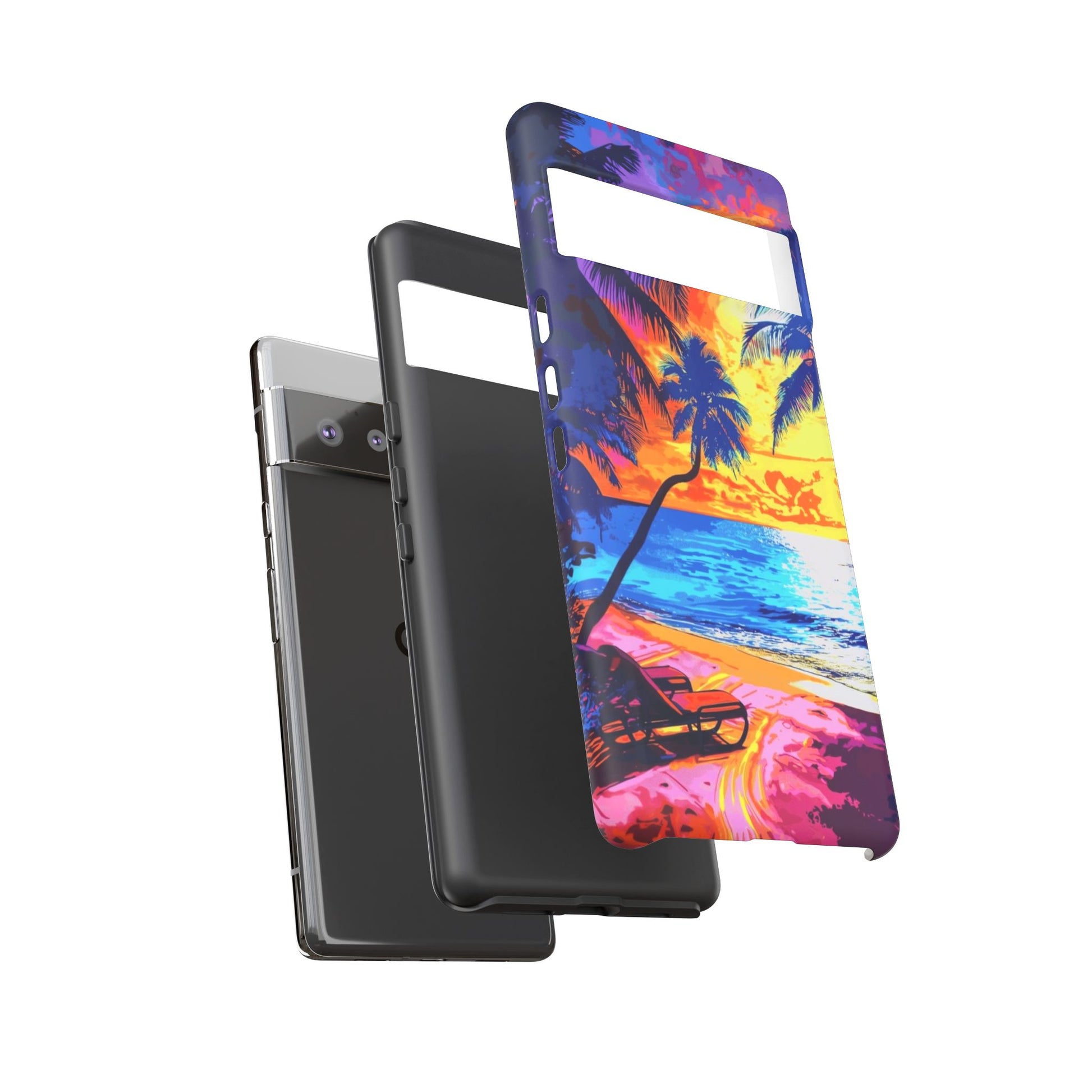 Sunset Bliss: Lisa Frank Style Android Phone Case