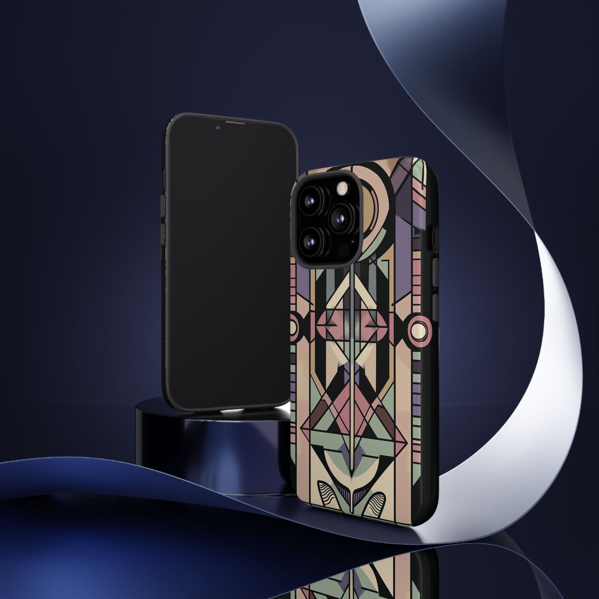 Art Deco Geometric Phone Case Design Tamara de Lempicka Frank Lloyd Wright Prairie Style Stylish iphone 13 14 15 16 Pro Max Plus Galaxy