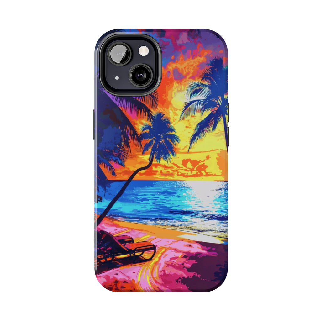 Sunset Bliss: Lisa Frank Style Phone Case