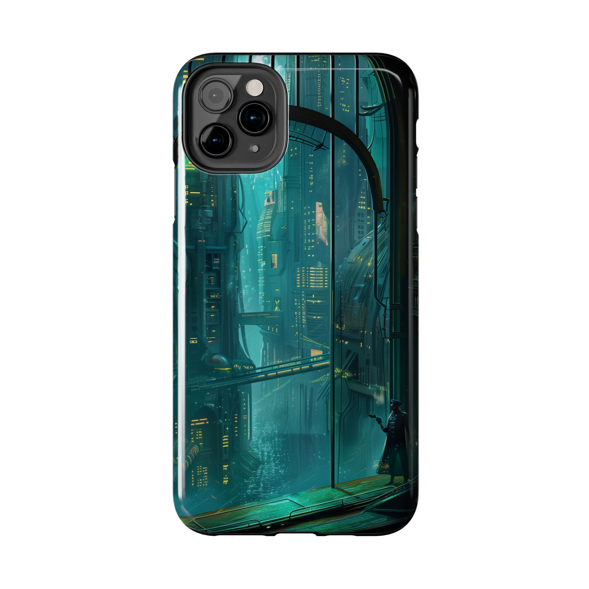 BioShock Inspired Phone Case - Underwater Art Deco City - Gaming Phone Cover - Unique Video Game Accessory