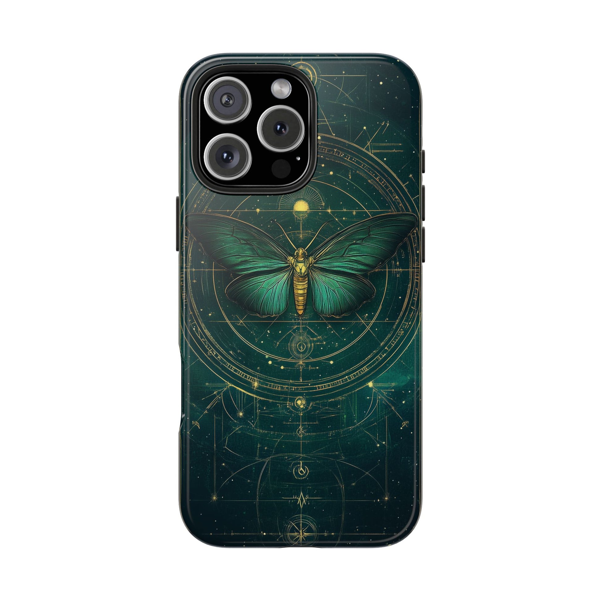 Celestial Dark Academia Phone Case, Magical Moth Vintage  Witchcraft iPhone Cover, Esoteric Nature Art, iPhone 15 Pro Max, iPhone 14 Pro