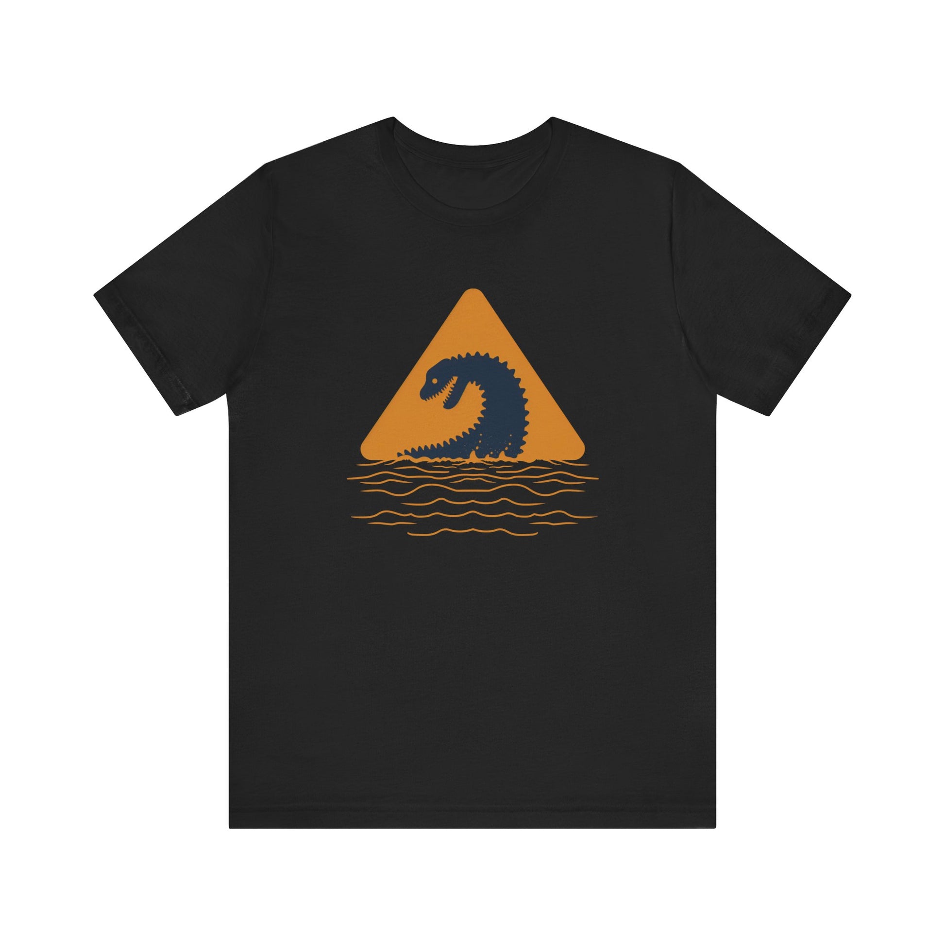 Cryptid Shirt Lake Monster Graphic Tee, Cryptid Crossing Sign, Ufo Alien Shirt, Cryptid Crossing Gift for Him, Ufo, Crypto Zoology Shirt