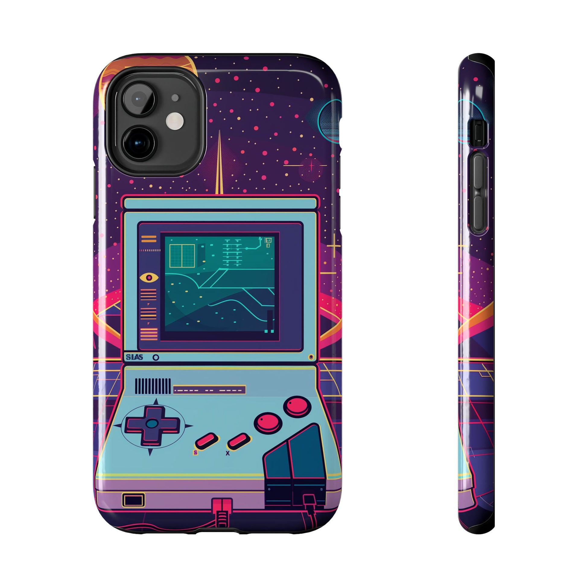 Durable iPhone Case with Alternative Universe Game Console Design - Protective Phone Cover - Fun and Sturdy Gaming Accessory - Gamer Gift