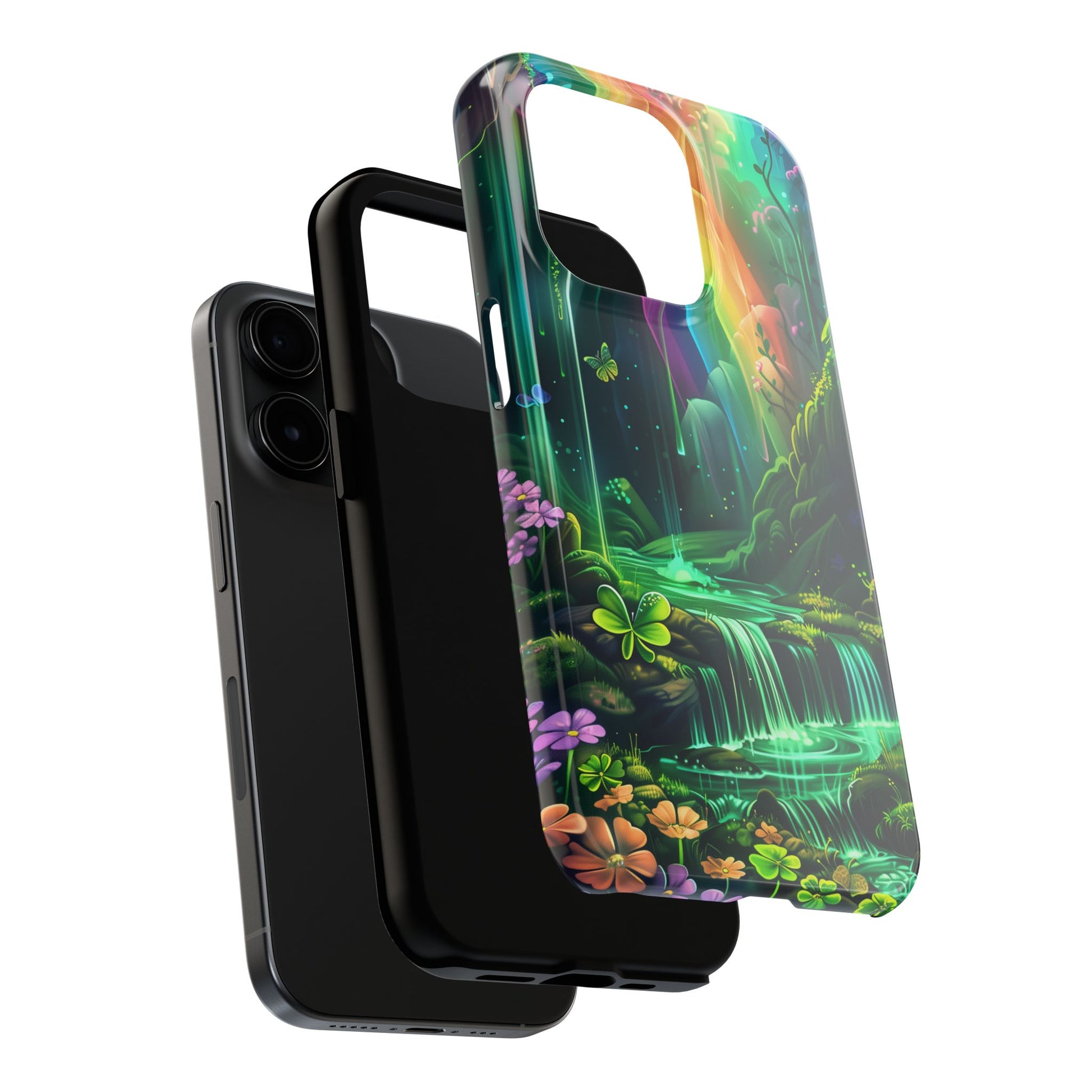 St. Patrick's Day Durable Phone Case, Lucky Phone Case Design, Durable Irish Luck Protective Cover, Holiday Gift Idea