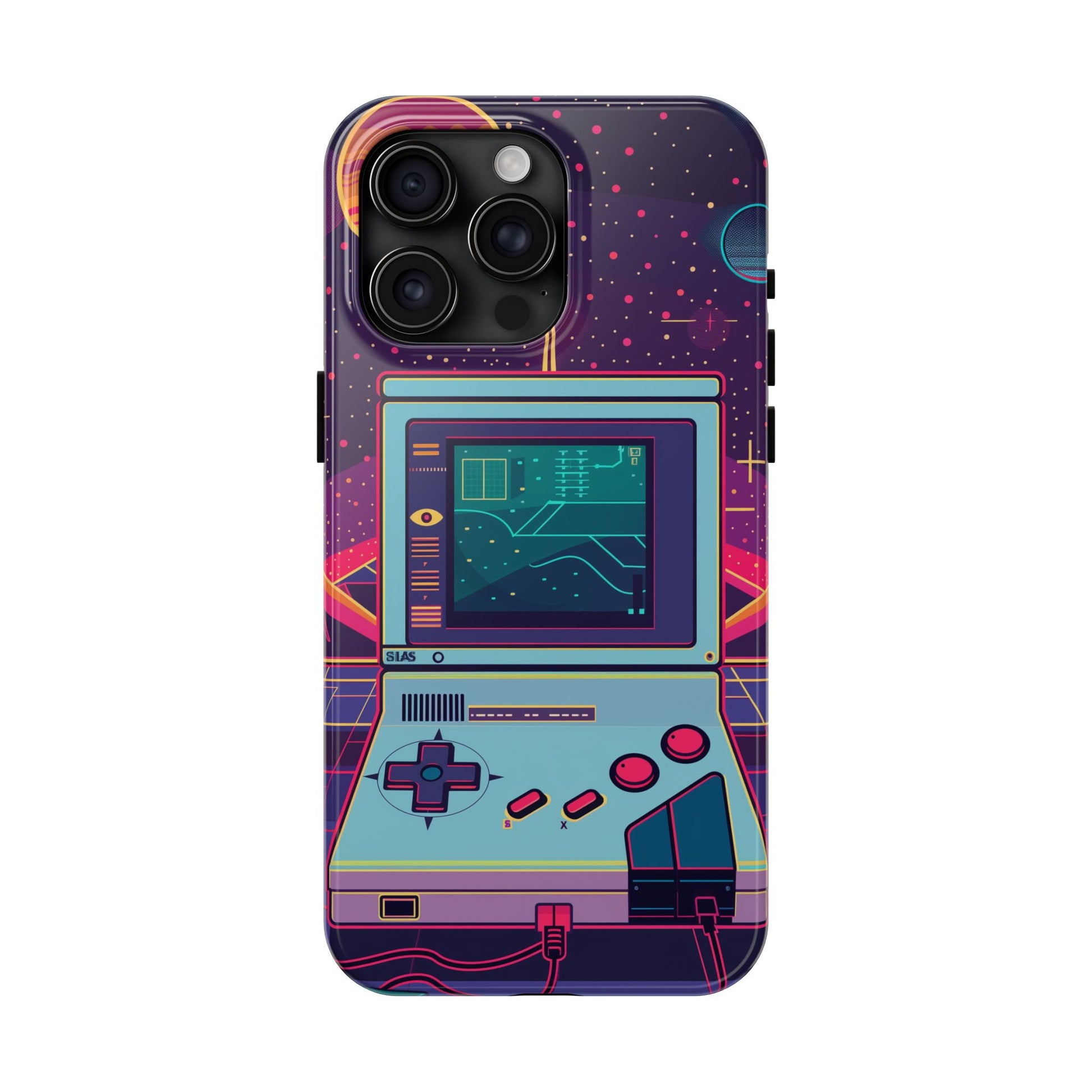 Durable iPhone Case with Alternative Universe Game Console Design - Protective Phone Cover - Fun and Sturdy Gaming Accessory - Gamer Gift