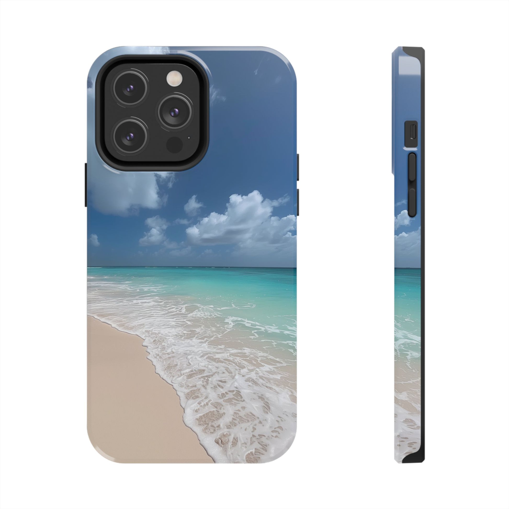 Coastal Serenity: iPhone Case Featuring Turquoise Waters and White Sand