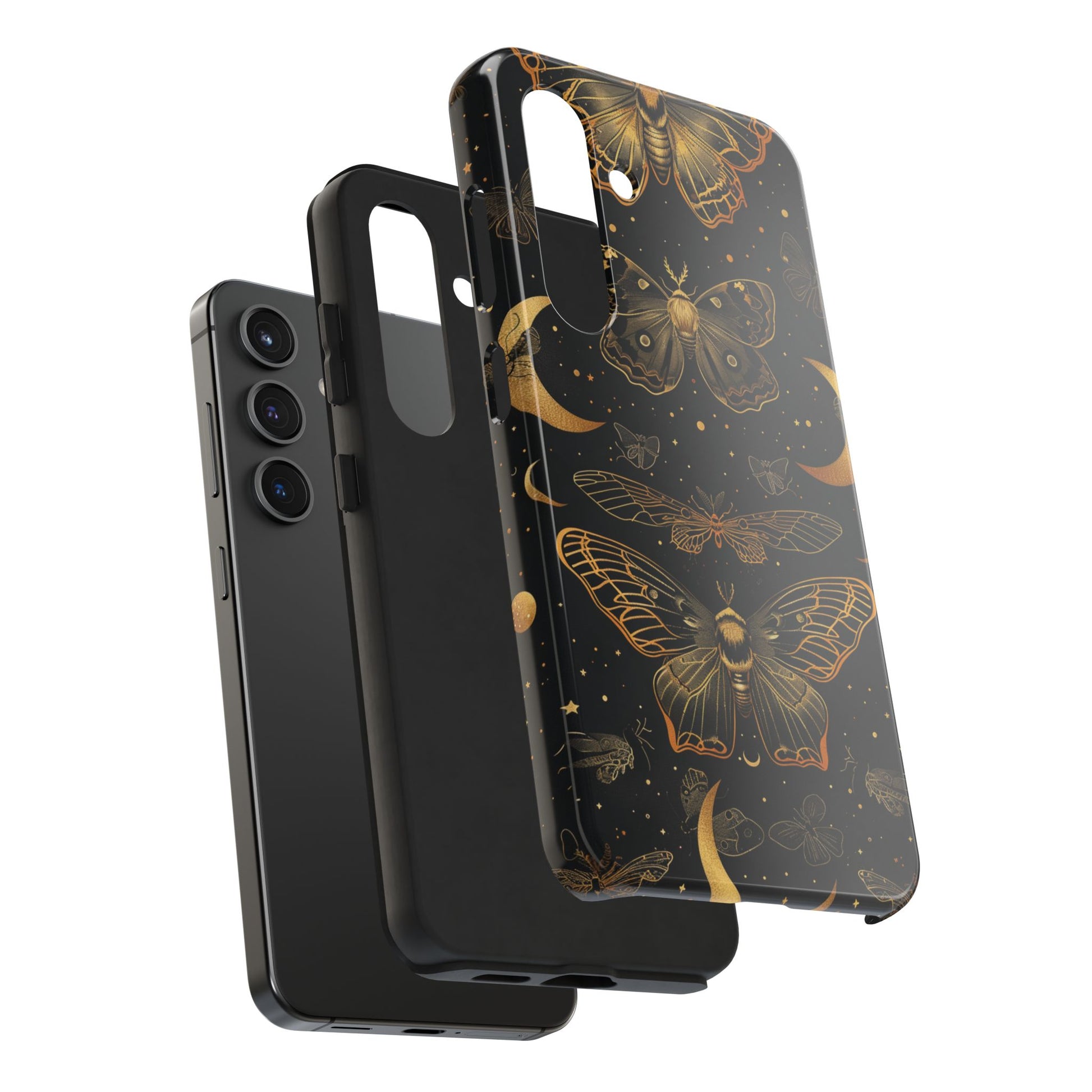 D Dark Academia Mystical Phone Case, Mystical Moth Phone Case, Vintage Magic Witchcraft iPhone Cover, Esoteric Nature Art, iPhone 15 Pro Max