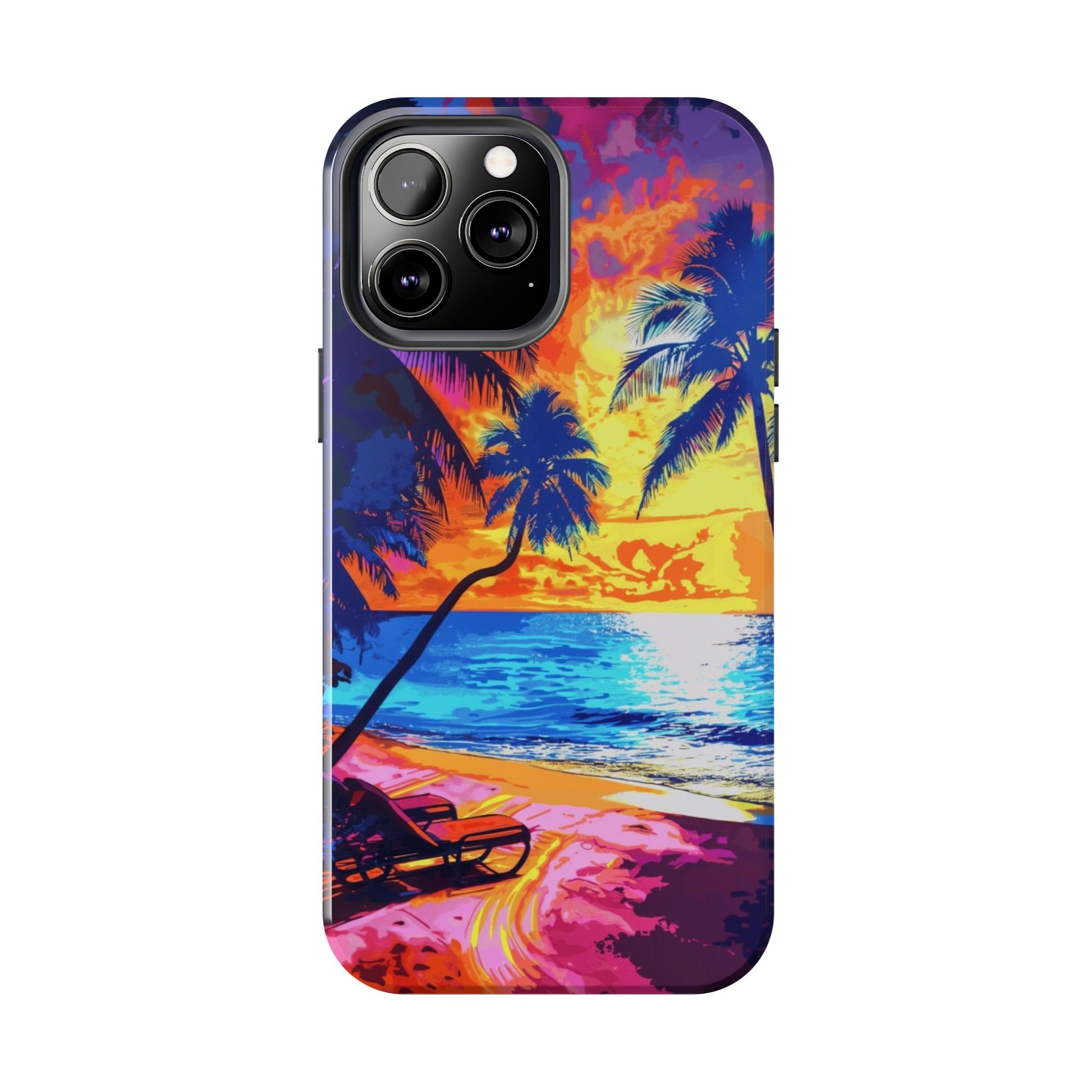 Sunset Bliss: Lisa Frank Style Phone Case