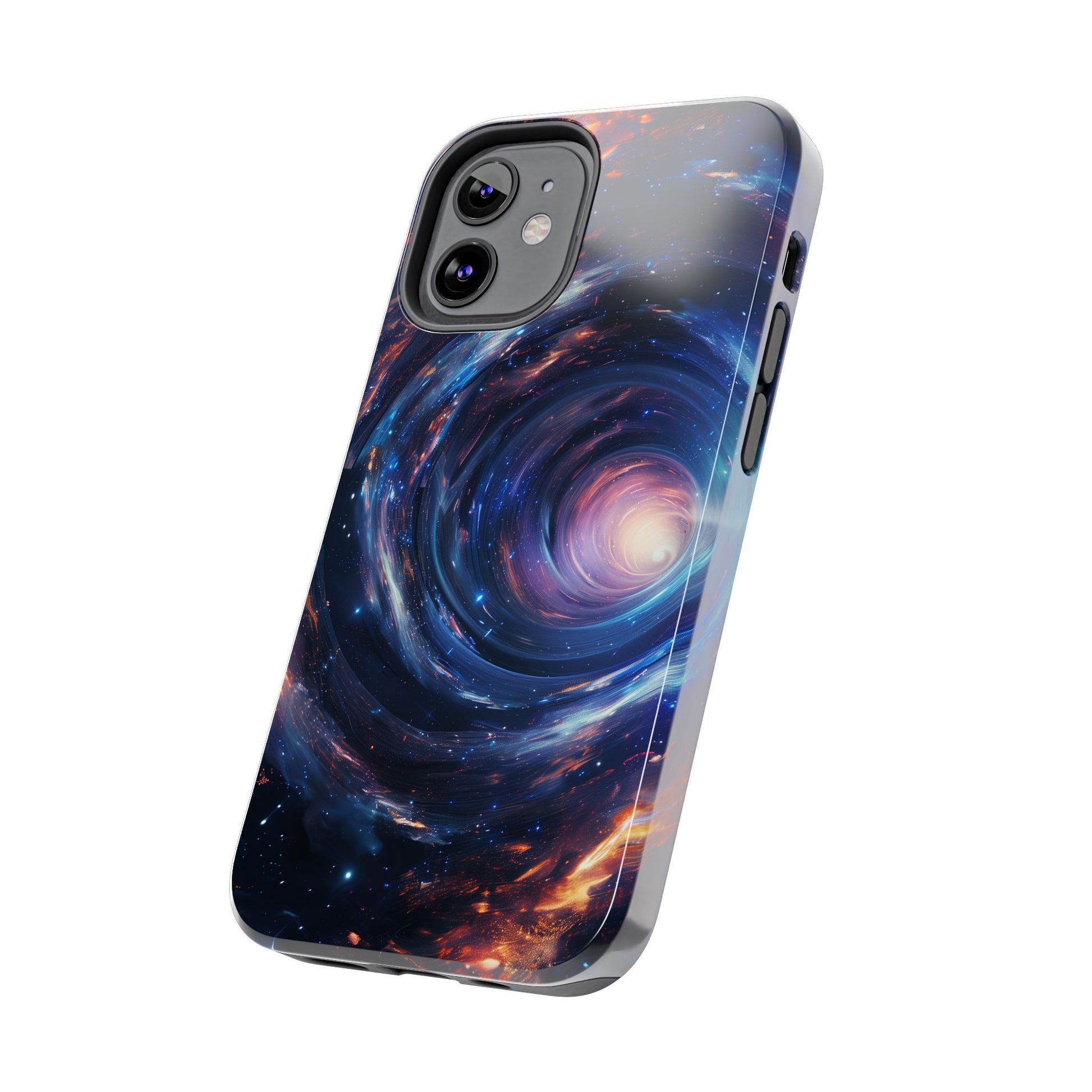 Dr Who inspired Phone Case - Space Wormholes Phone Case - Cosmic Galaxy Cover with Futuristic Wormhole Design - Sci-Fi Protective Case