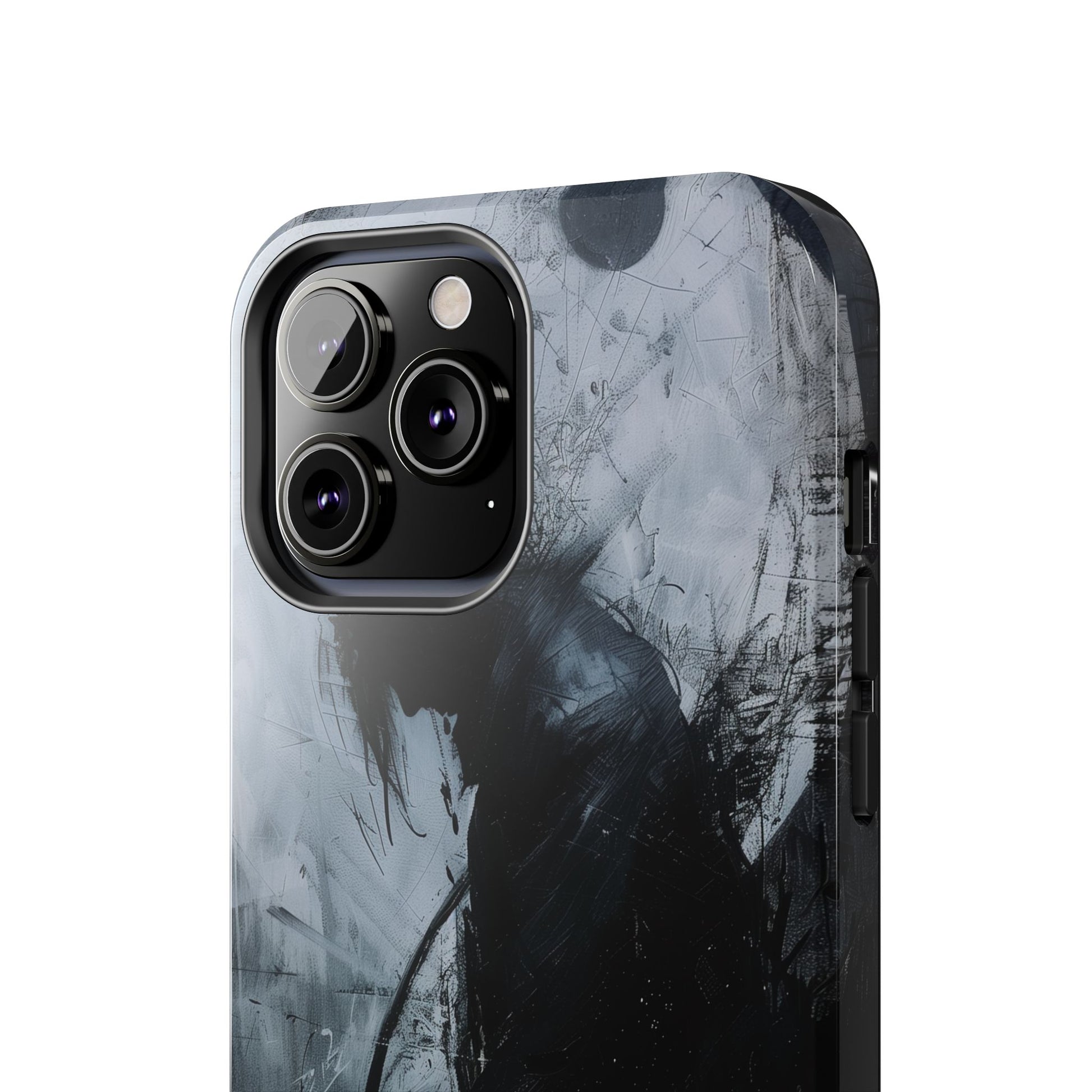 Gothic Art Phone Case Silhouette, Sandman Phone Case, Moon and Tarot Phone Case, Halloween Spooky Season, Dark Academia iPhone 15 Pro Max